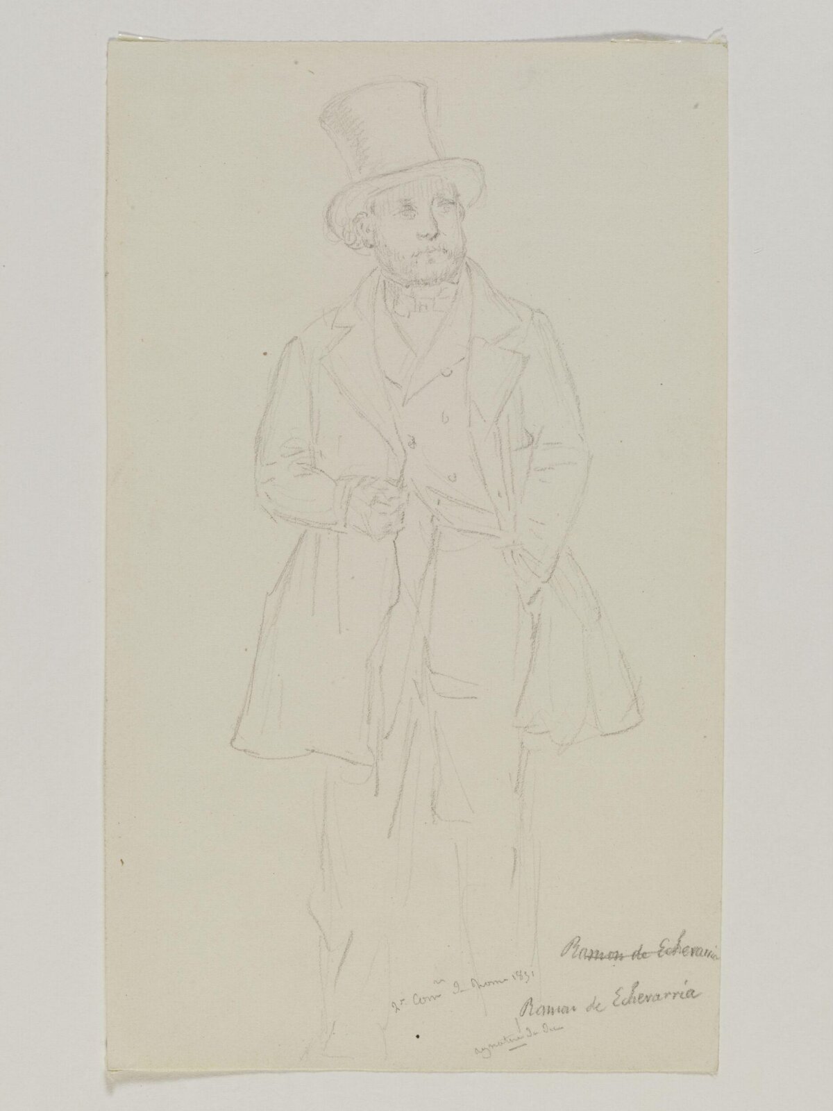 Drawing, Prosper Lafaye, 1851