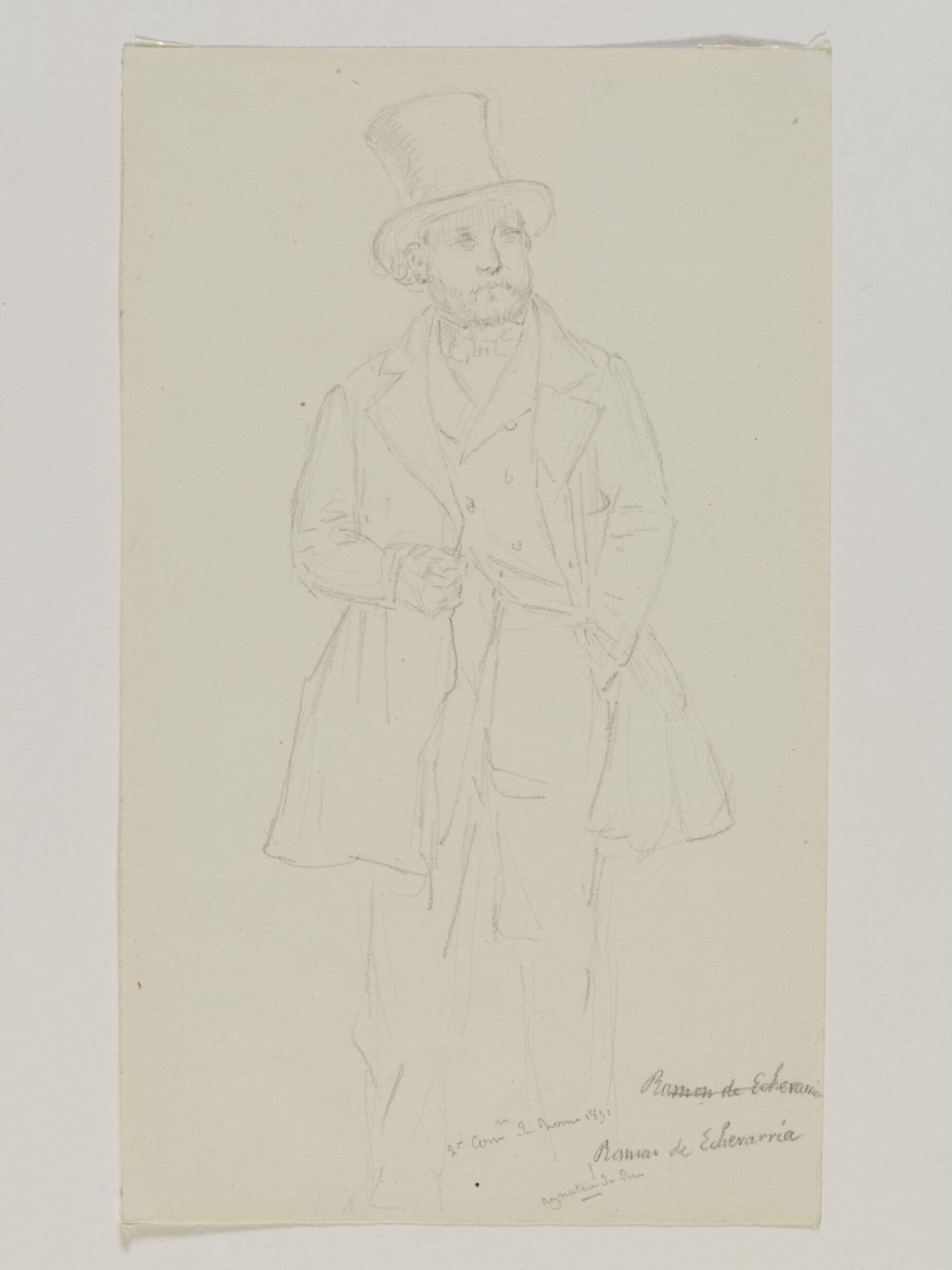 Drawing, Prosper Lafaye, 1851