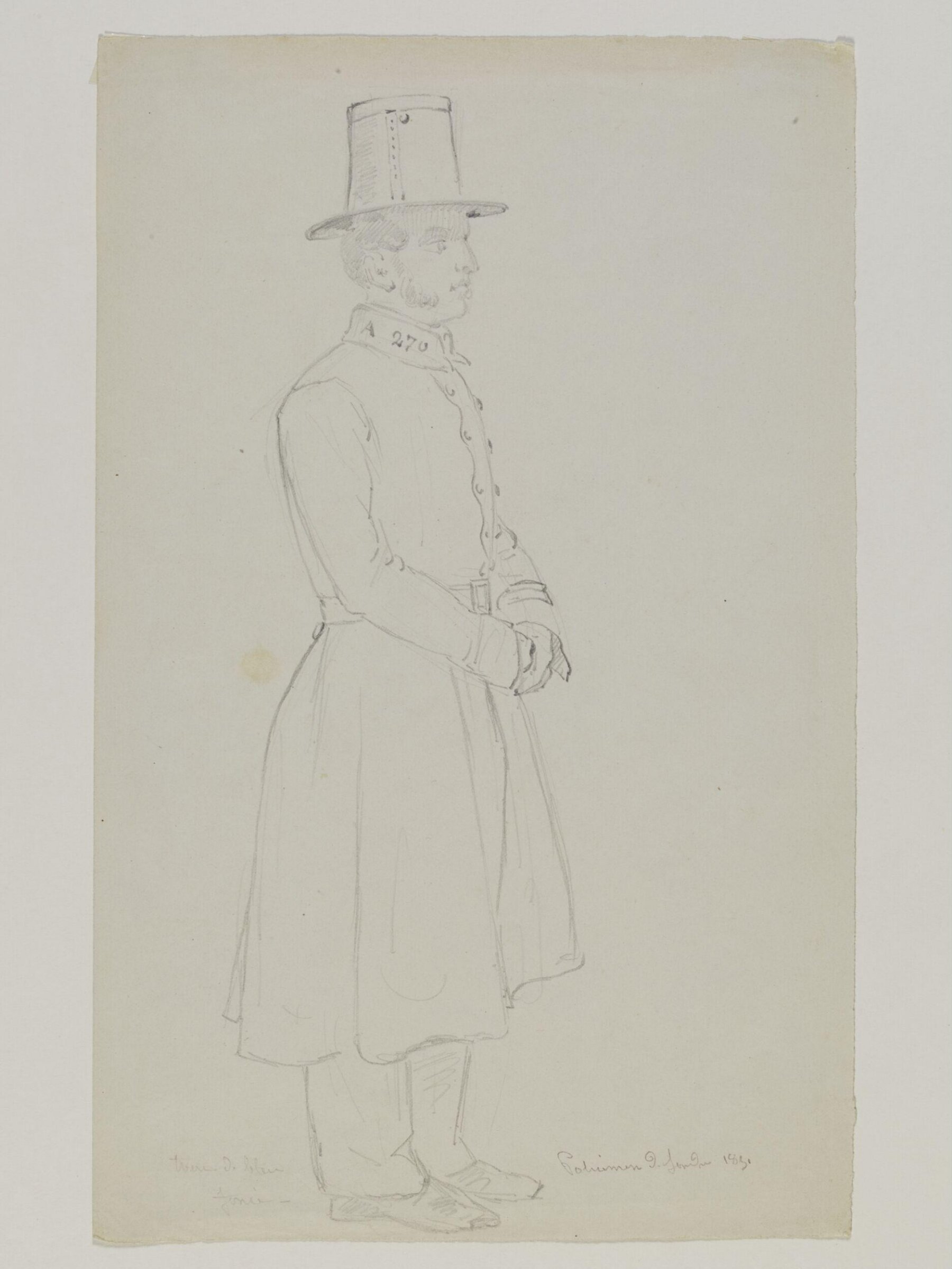 Drawing, Prosper Lafaye, 1851