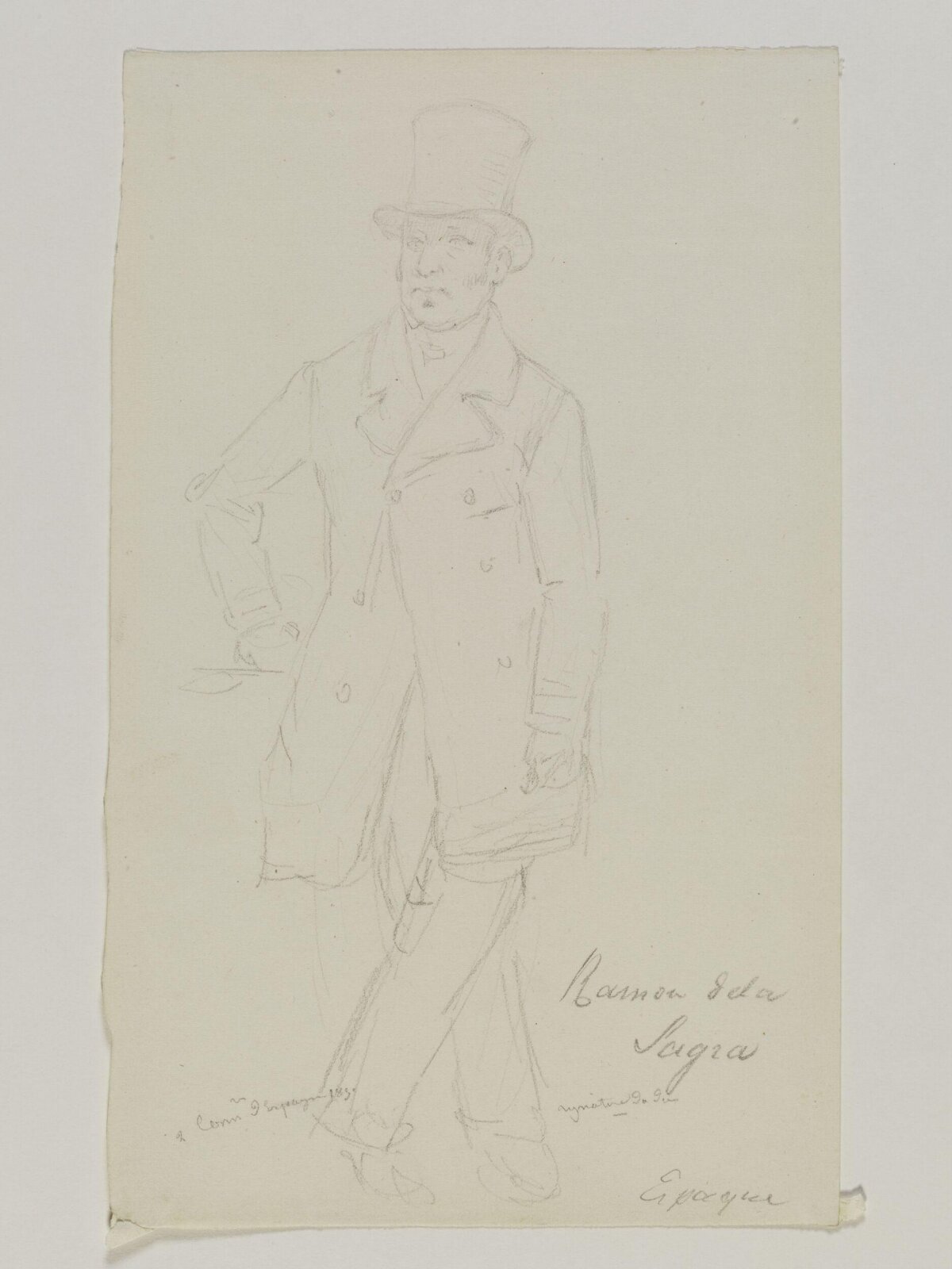 Drawing, Prosper Lafaye, 1851