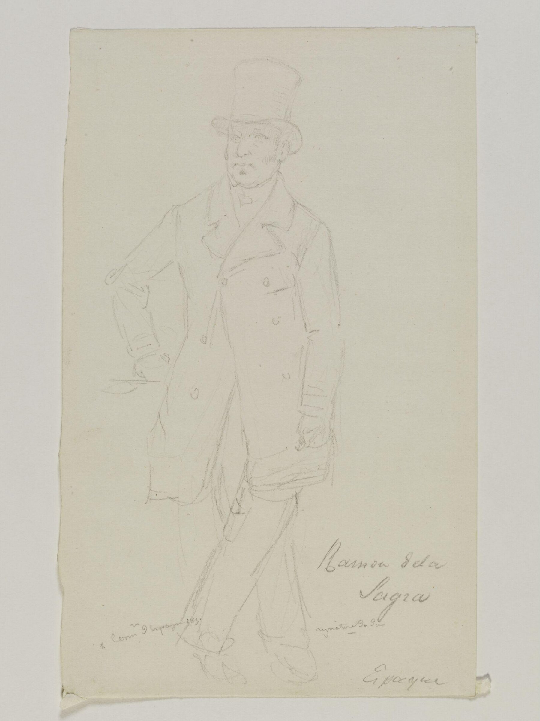 Drawing, Prosper Lafaye, 1851