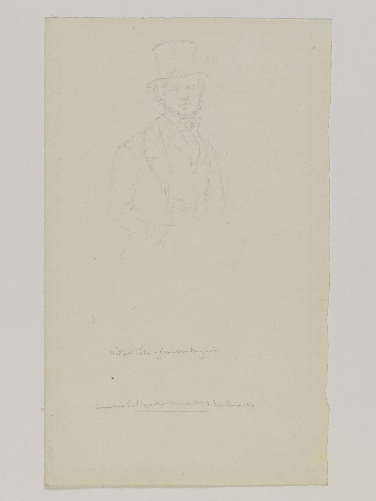 Drawing, Prosper Lafaye, 1851