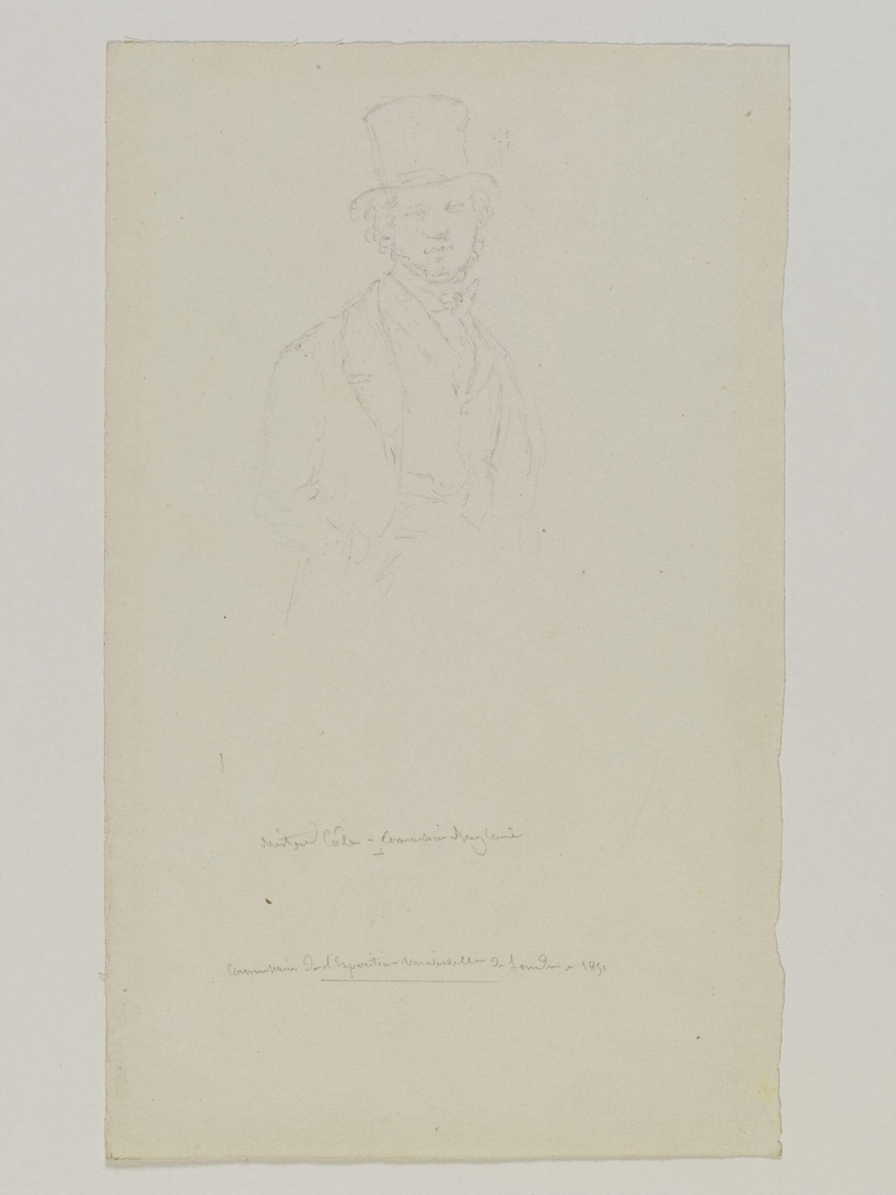 Drawing, Prosper Lafaye, 1851
