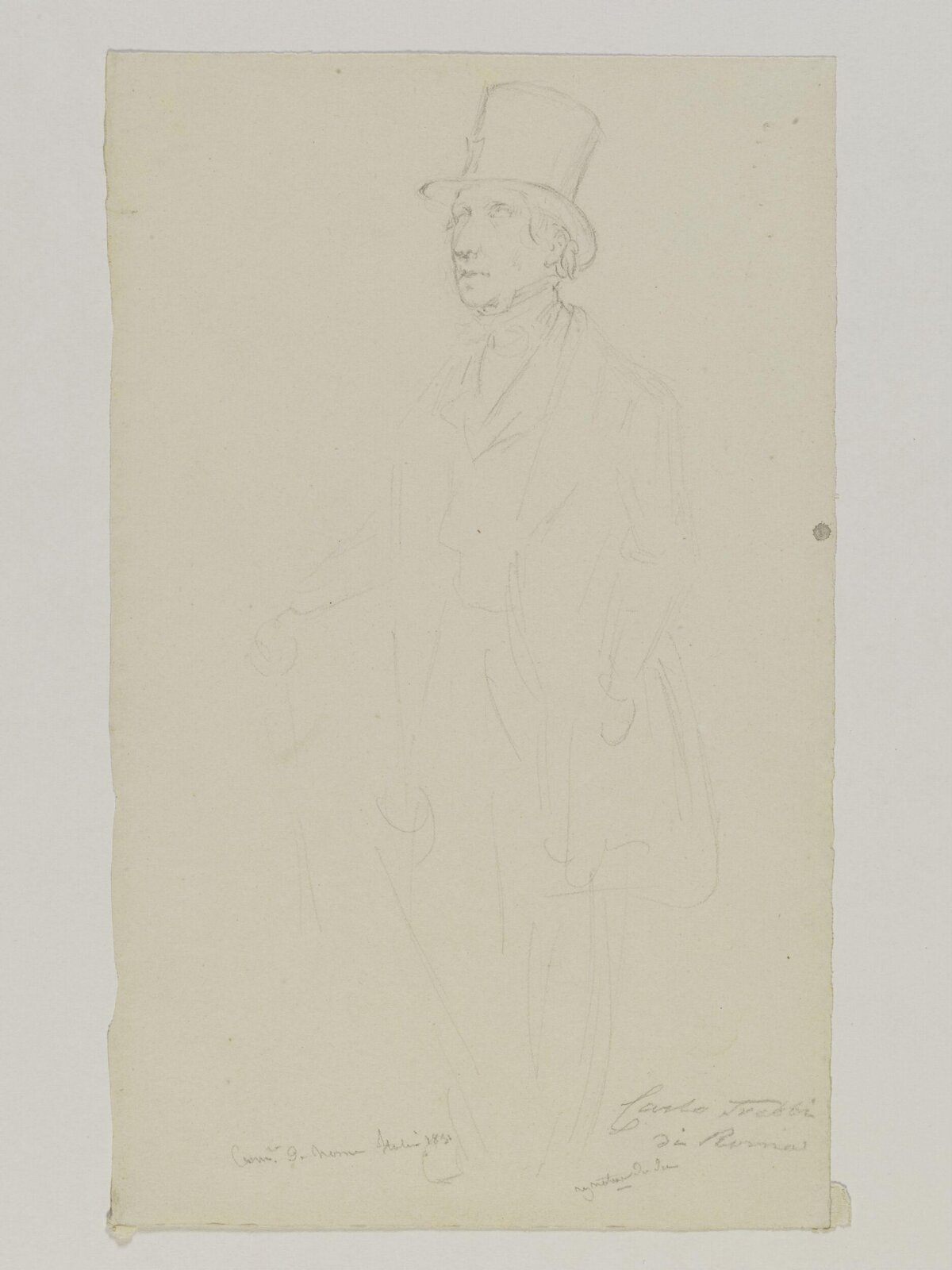 Drawing, Prosper Lafaye, 1851