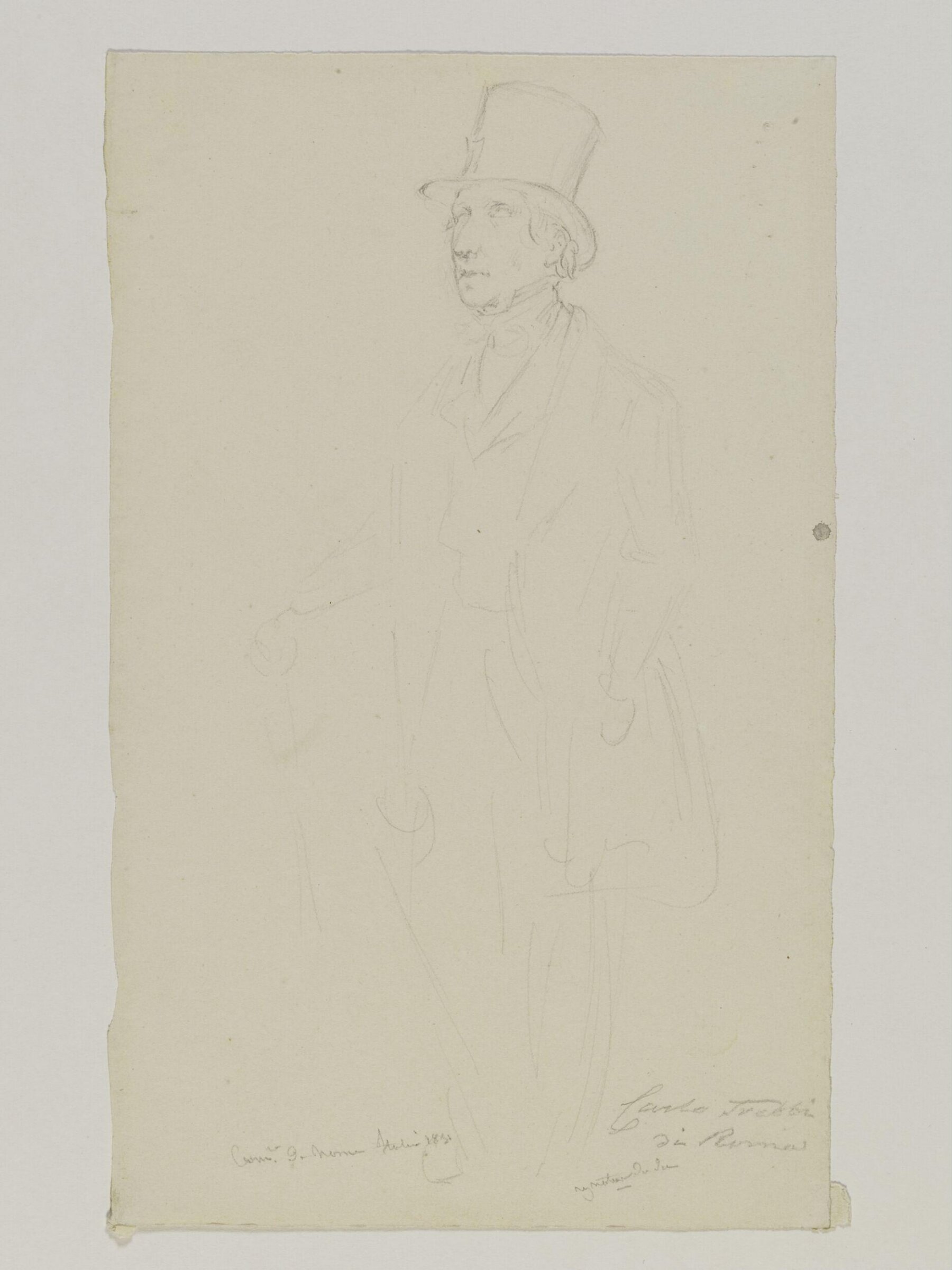 Drawing, Prosper Lafaye, 1851