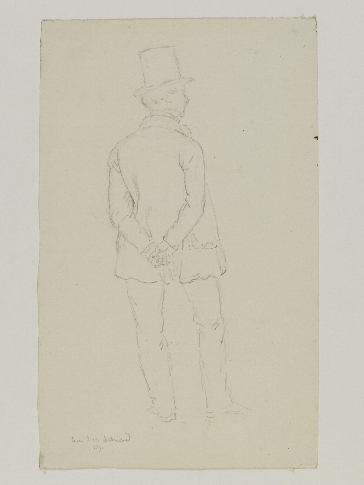 Drawing, Prosper Lafaye, 1851