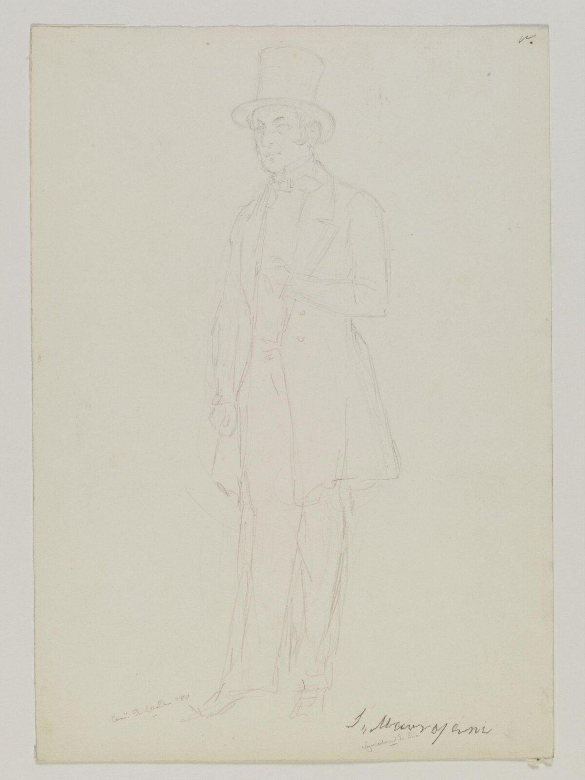 Drawing, Prosper Lafaye, 1851