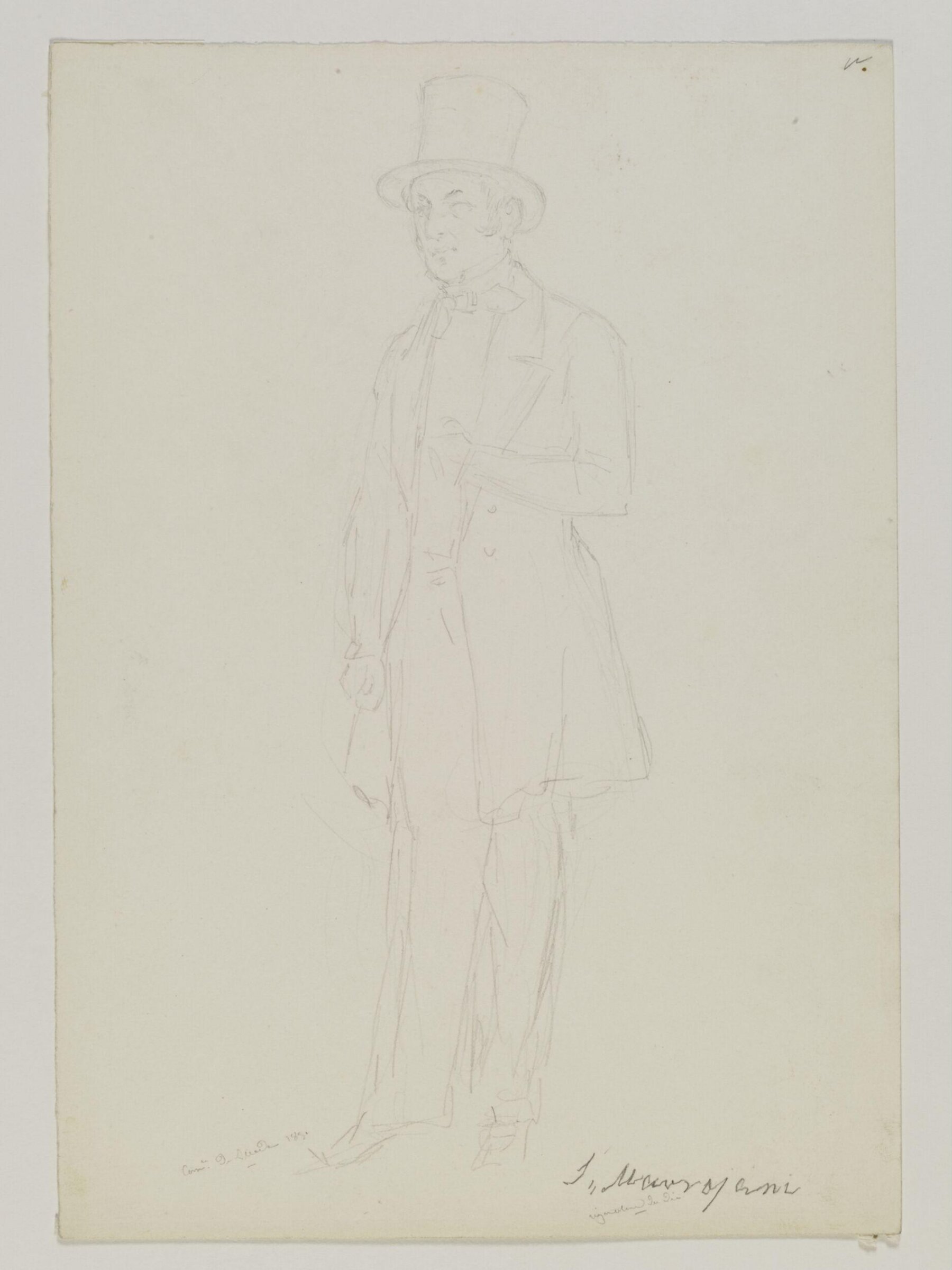 Drawing, Prosper Lafaye, 1851