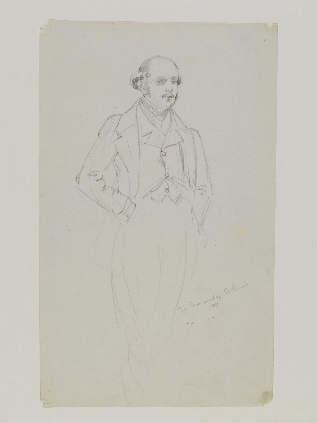 Drawing, Prosper Lafaye, 1851