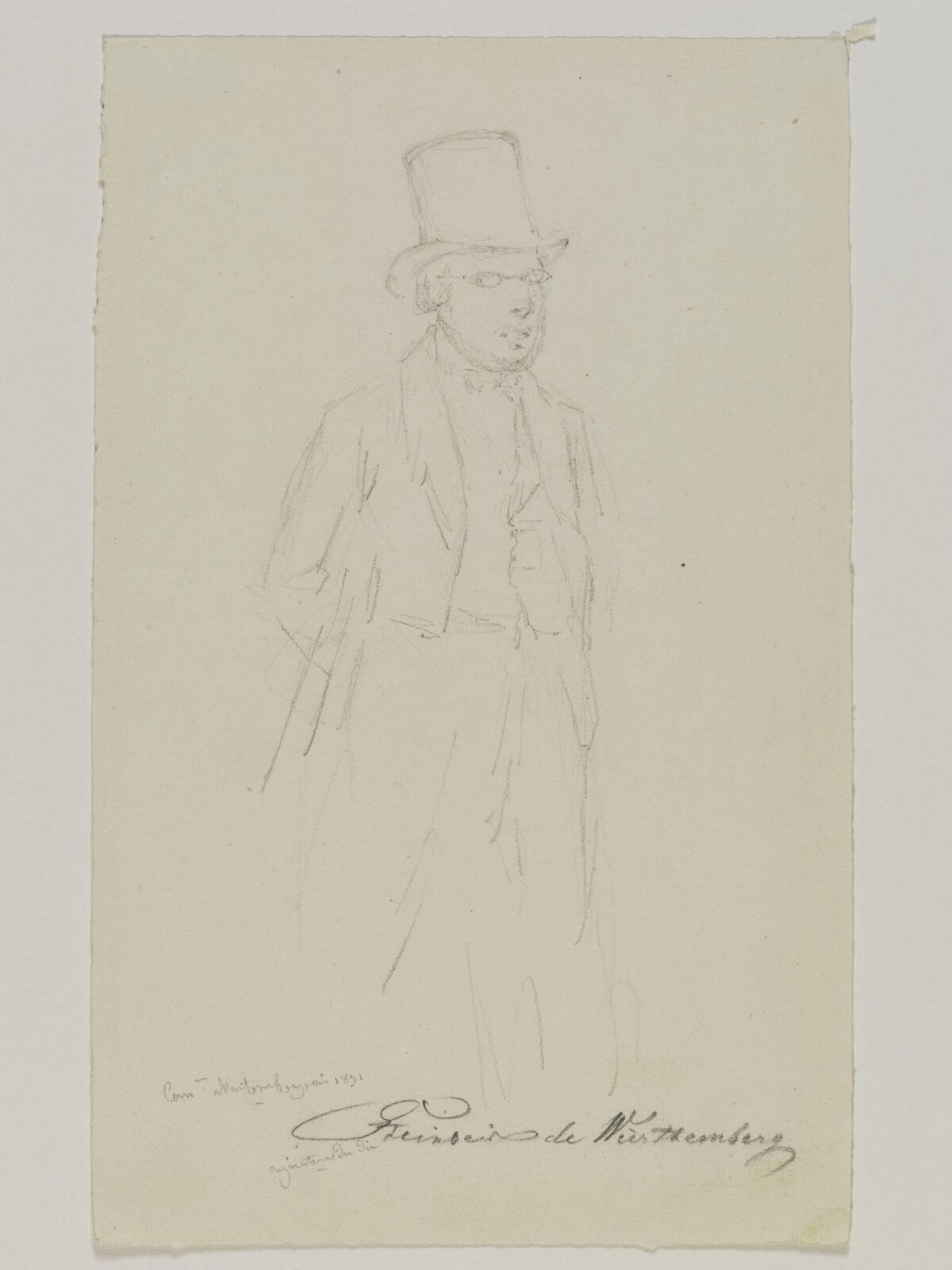 Drawing, Prosper Lafaye, 1851