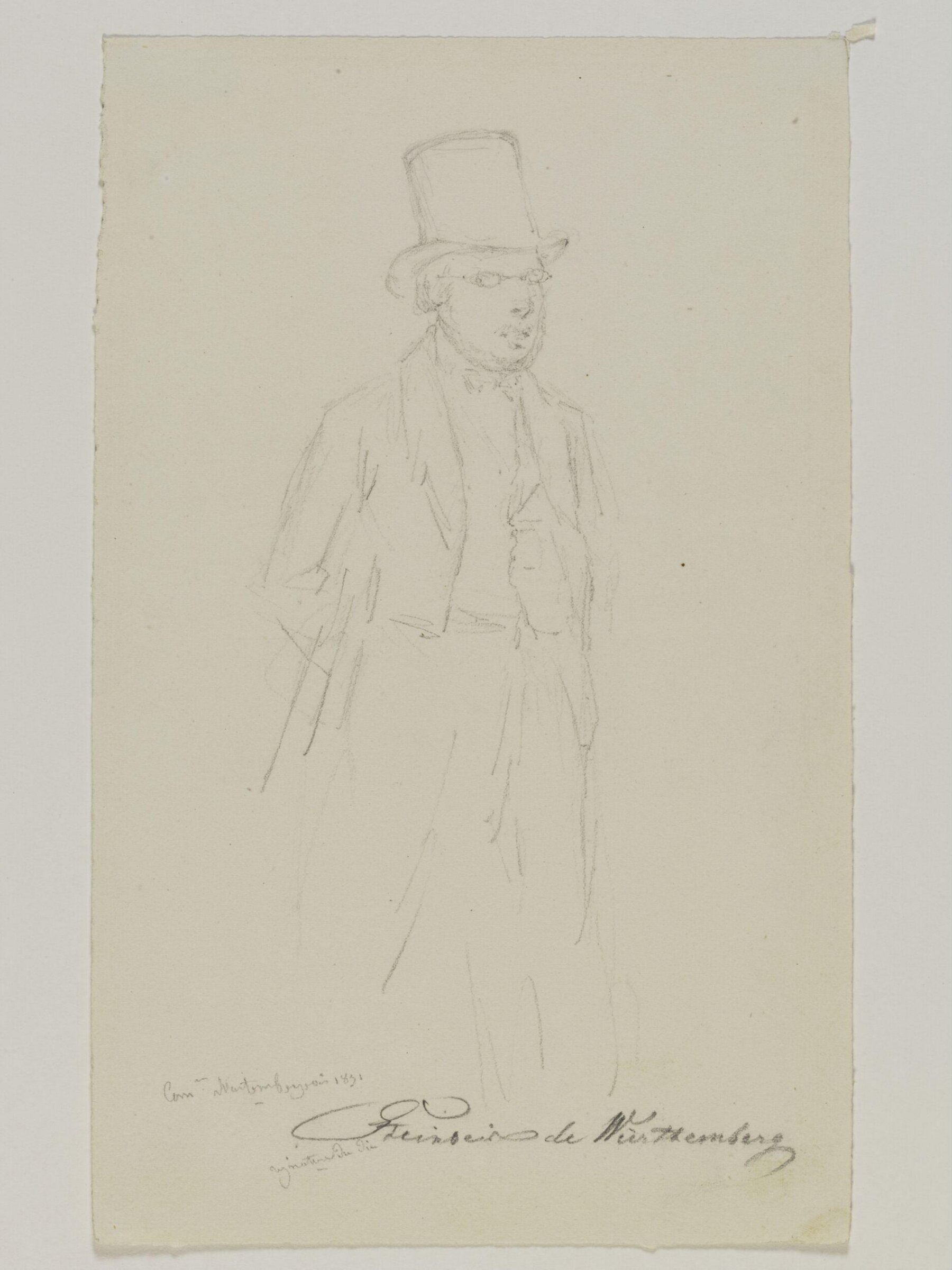 Drawing, Prosper Lafaye, 1851