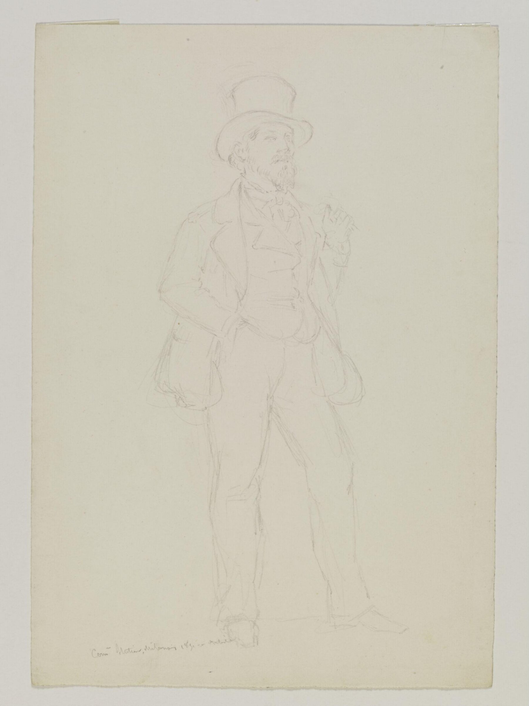 Drawing, Prosper Lafaye, 1851