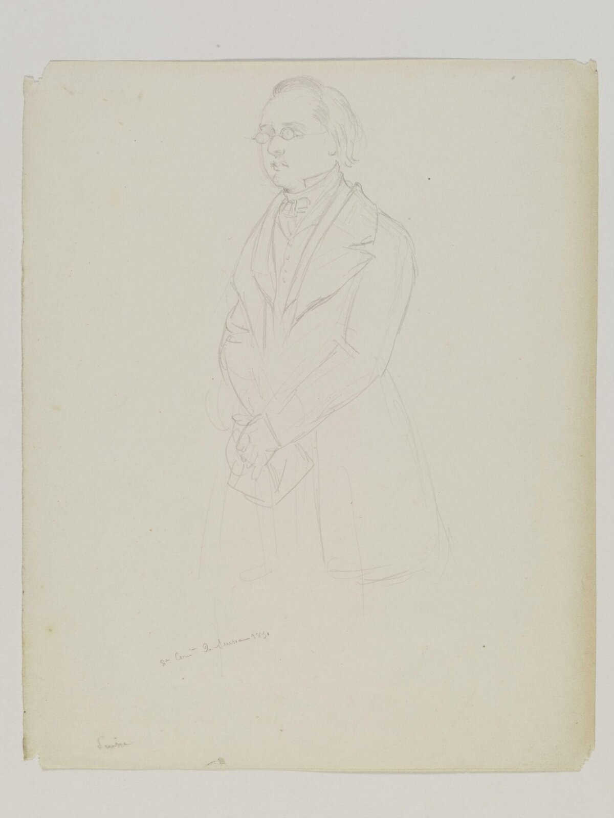 Drawing, Prosper Lafaye, 1851