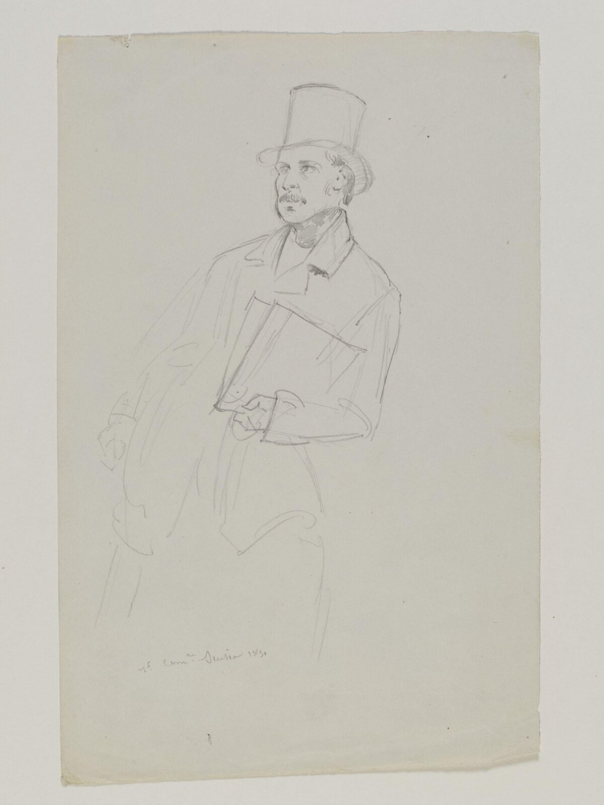 Drawing, Prosper Lafaye, 1851