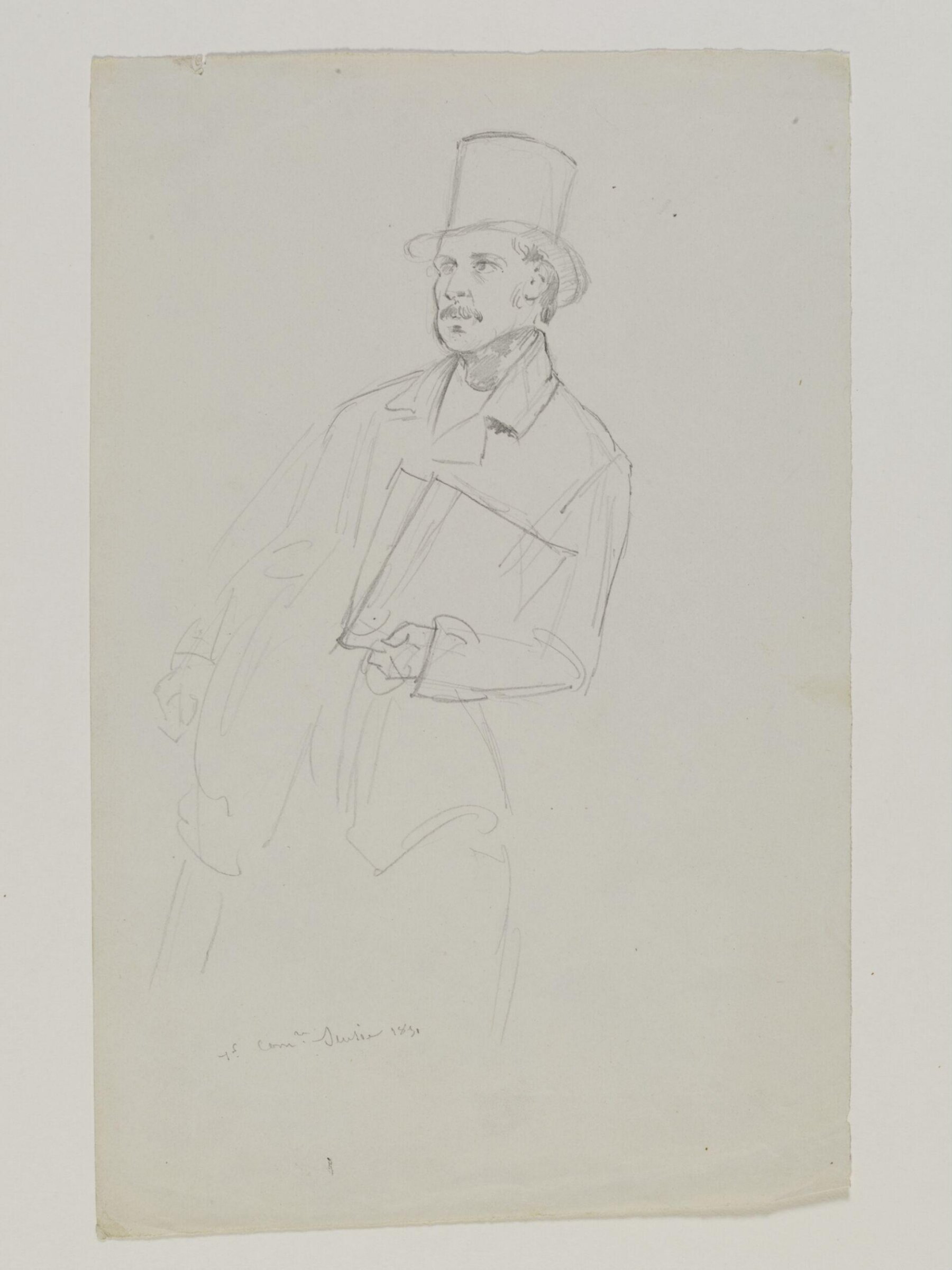 Drawing, Prosper Lafaye, 1851