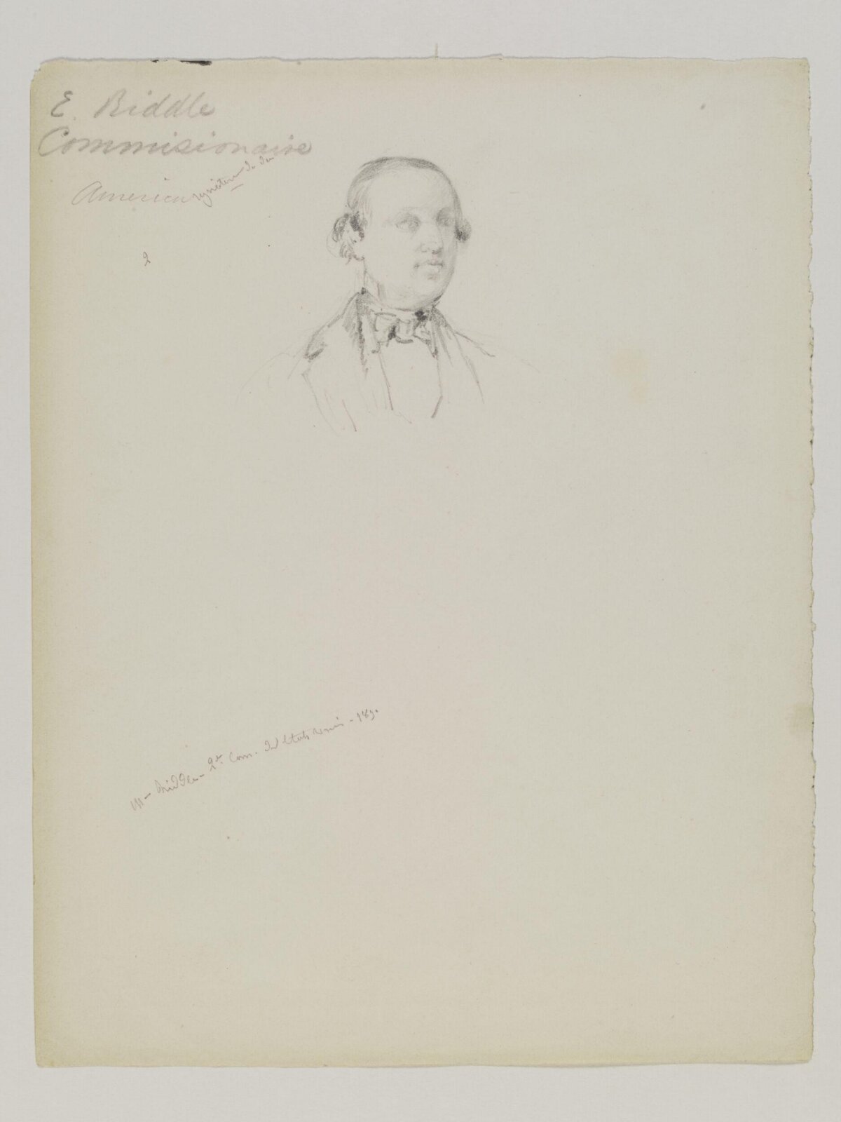 Drawing, Prosper Lafaye, 1851