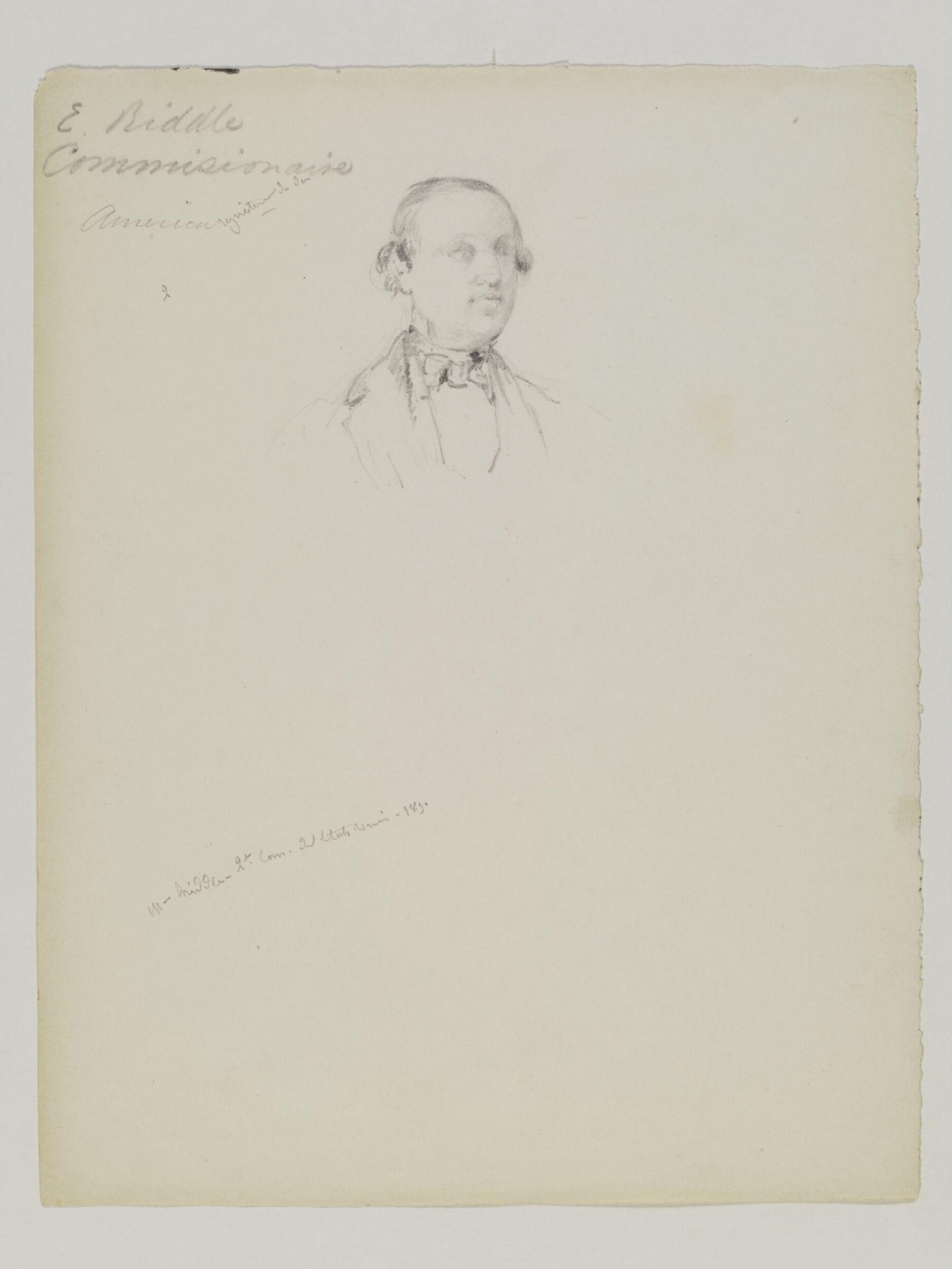 Drawing, Prosper Lafaye, 1851