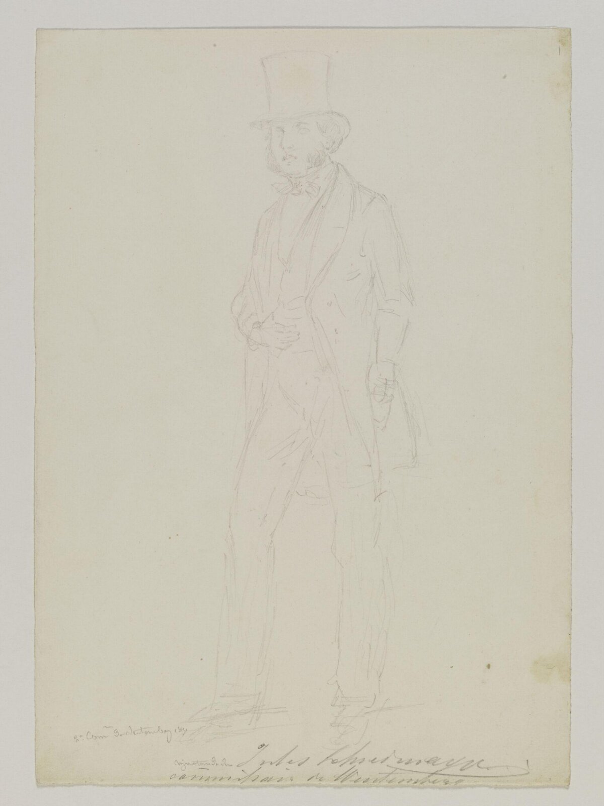 Drawing, Prosper Lafaye, 1851
