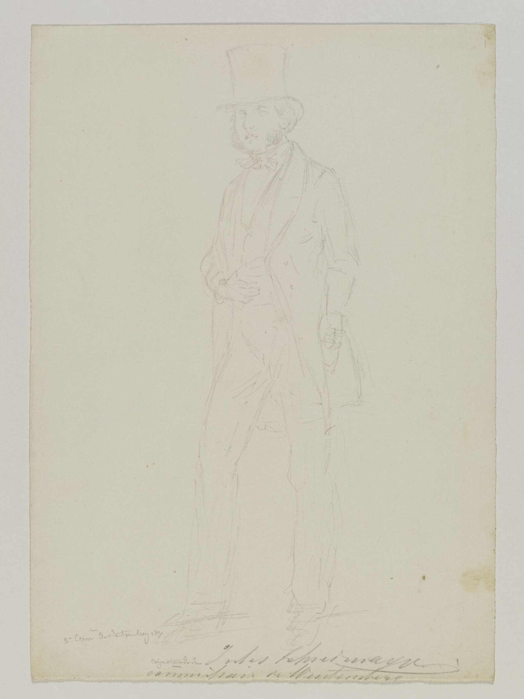 Drawing, Prosper Lafaye, 1851