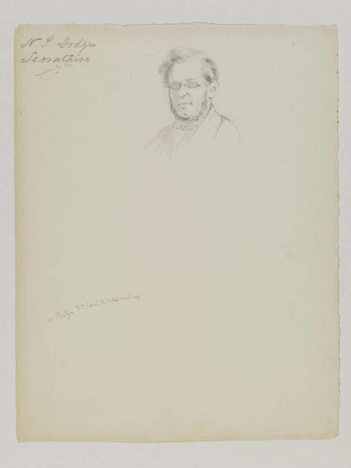 Drawing, Prosper Lafaye, 1851