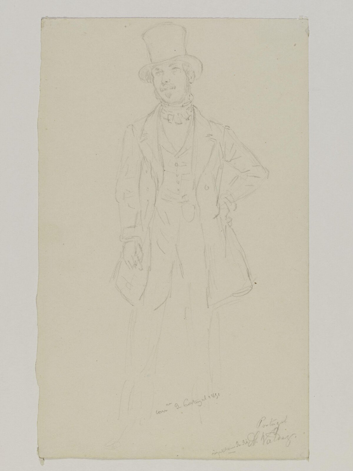 Drawing, Prosper Lafaye, 1851