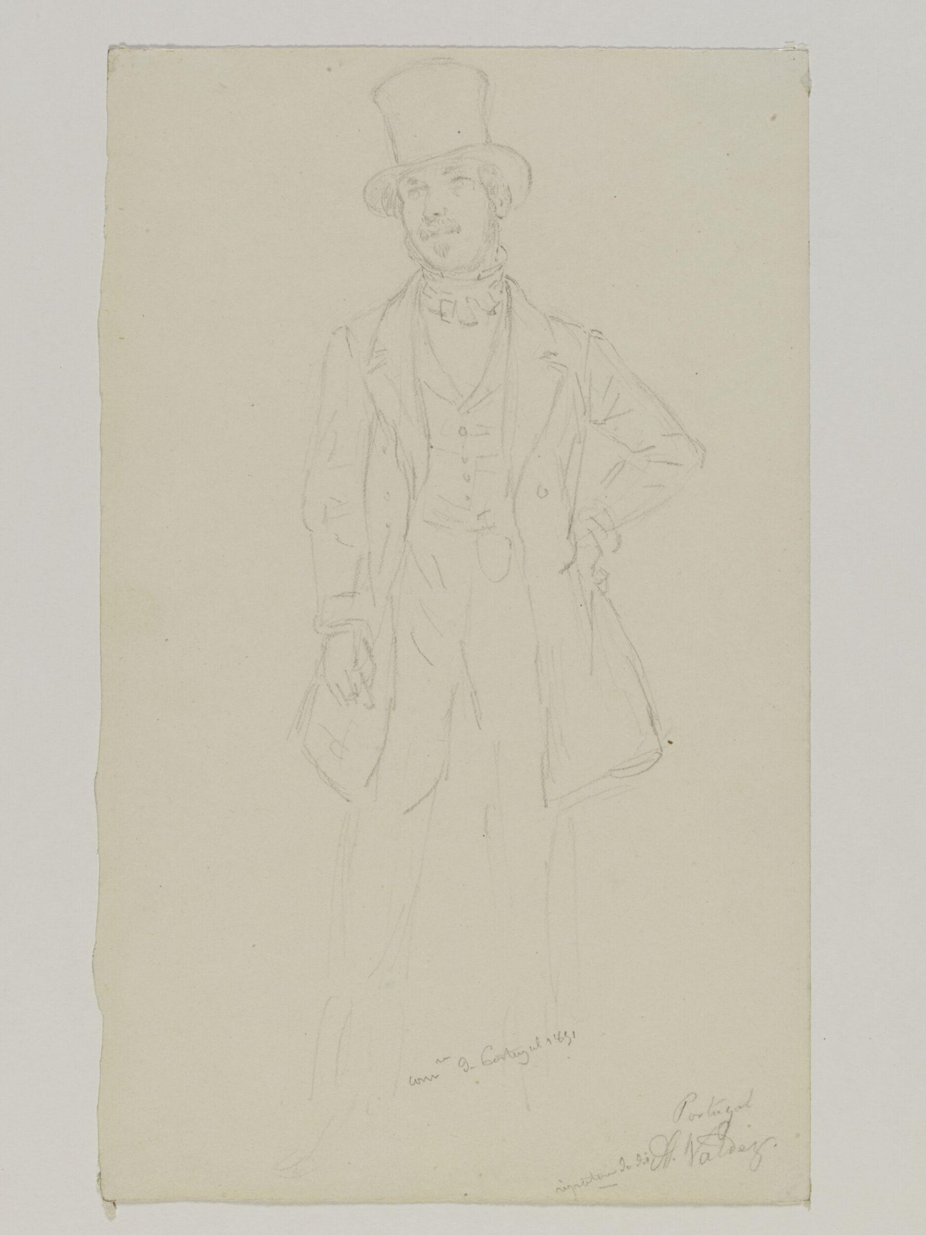 Drawing, Prosper Lafaye, 1851