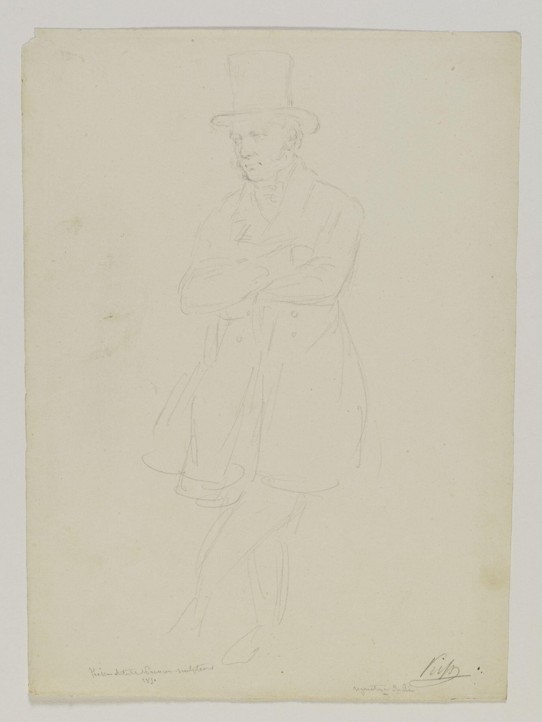 Drawing, Prosper Lafaye, 1851