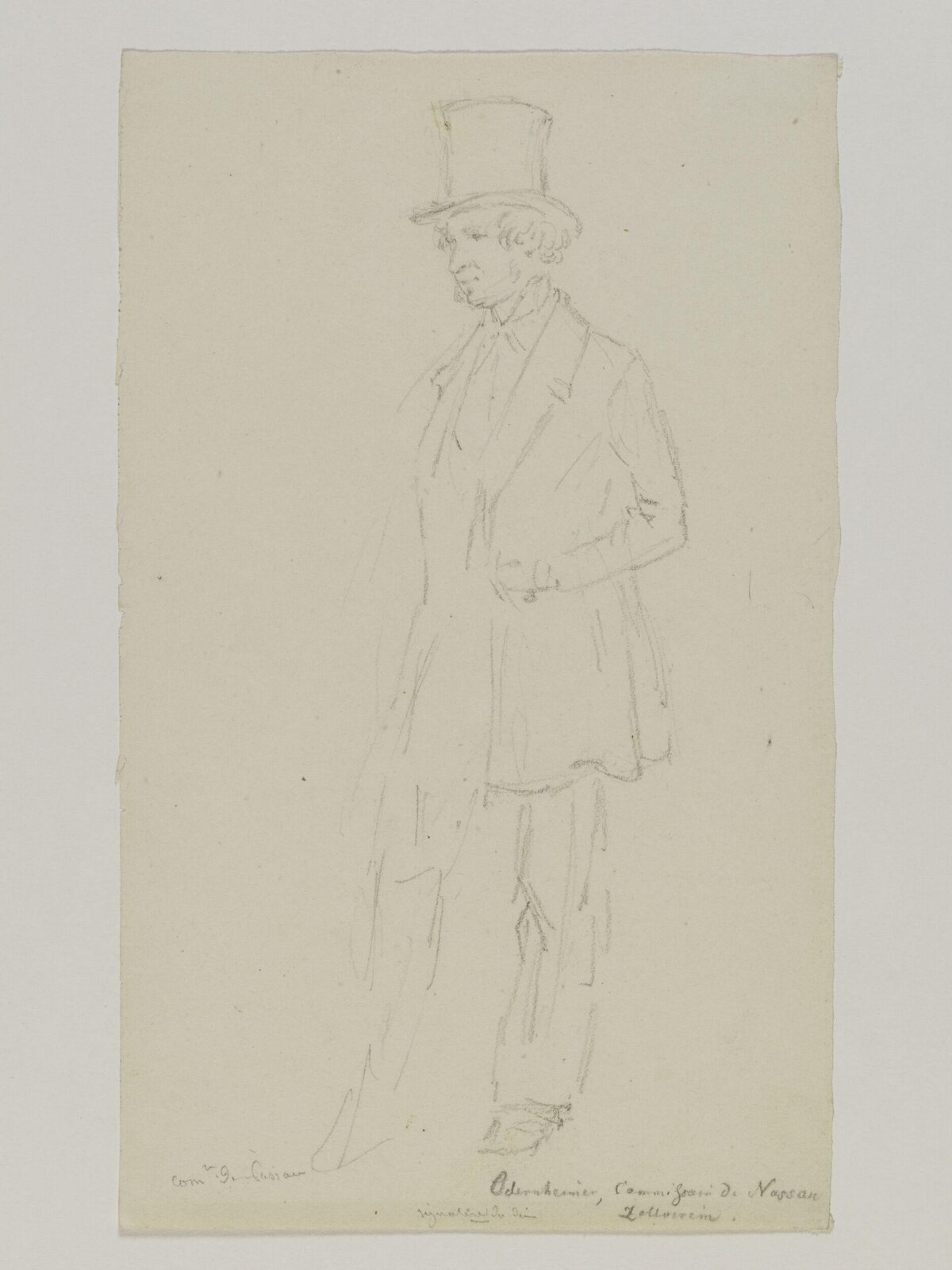 Drawing, Prosper Lafaye, 1851