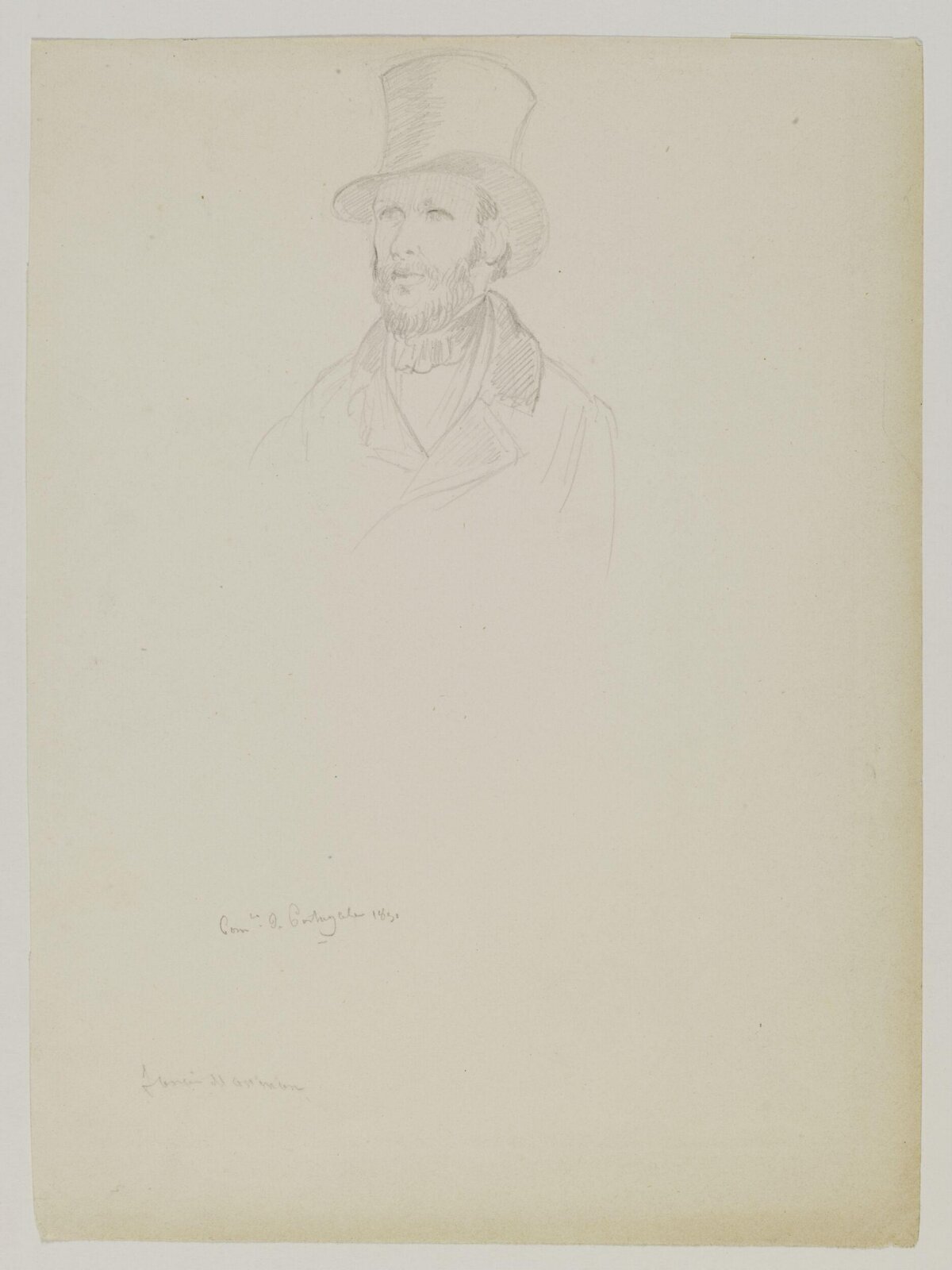 Drawing, Prosper Lafaye, 1851