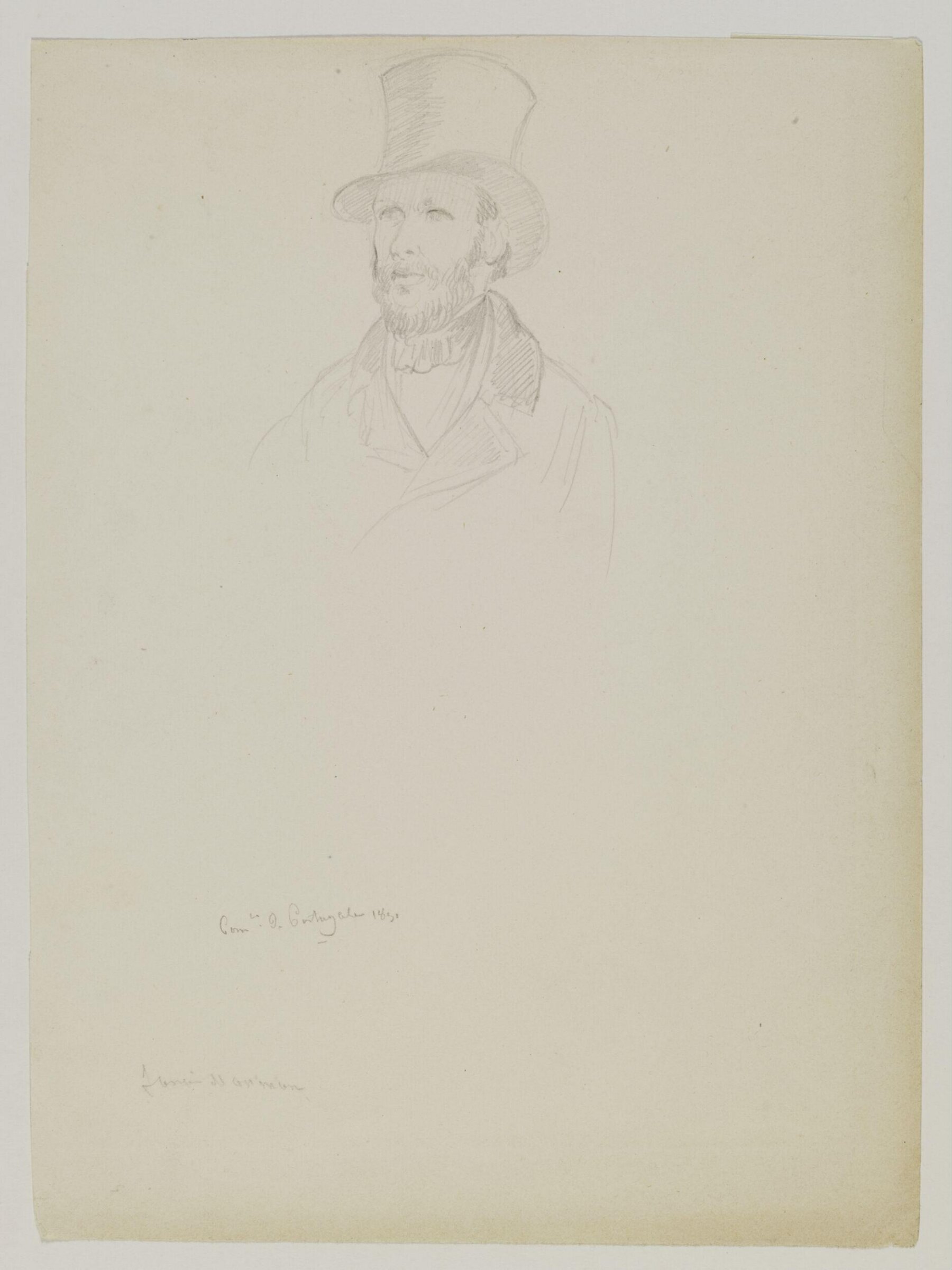 Drawing, Prosper Lafaye, 1851