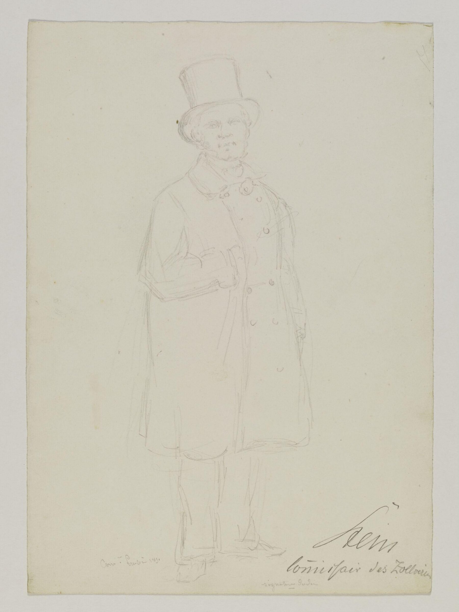 Drawing, Prosper Lafaye, 1851