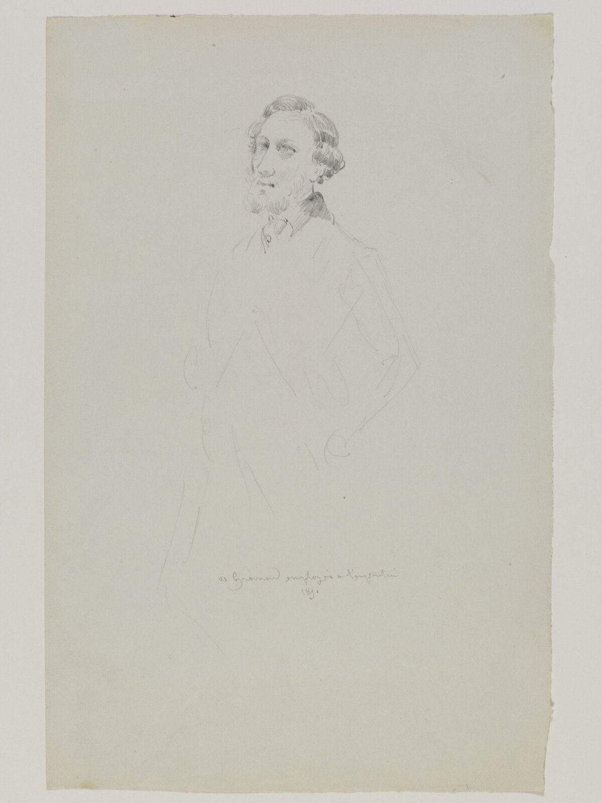 Drawing, Prosper Lafaye, 1851