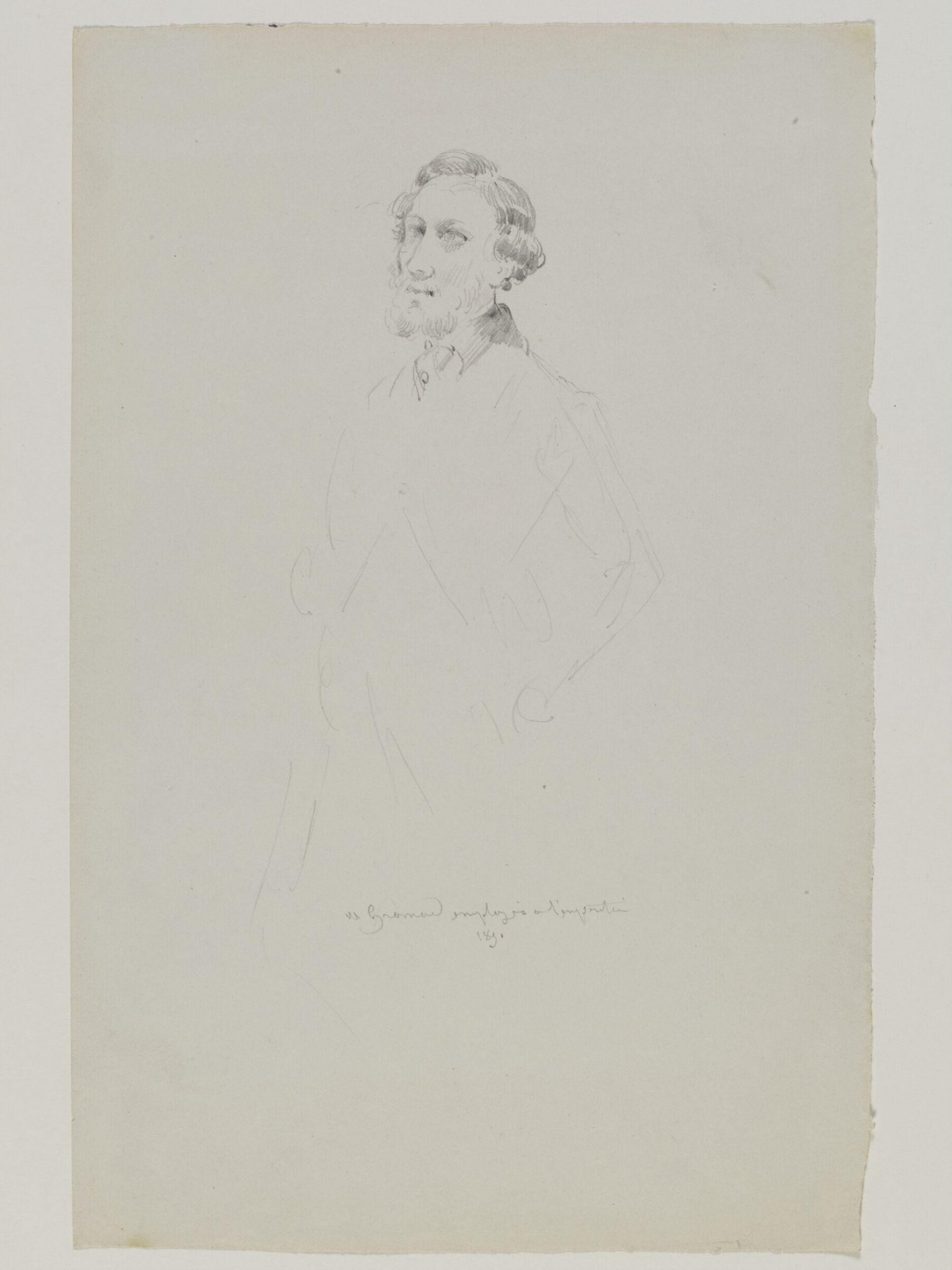 Drawing, Prosper Lafaye, 1851