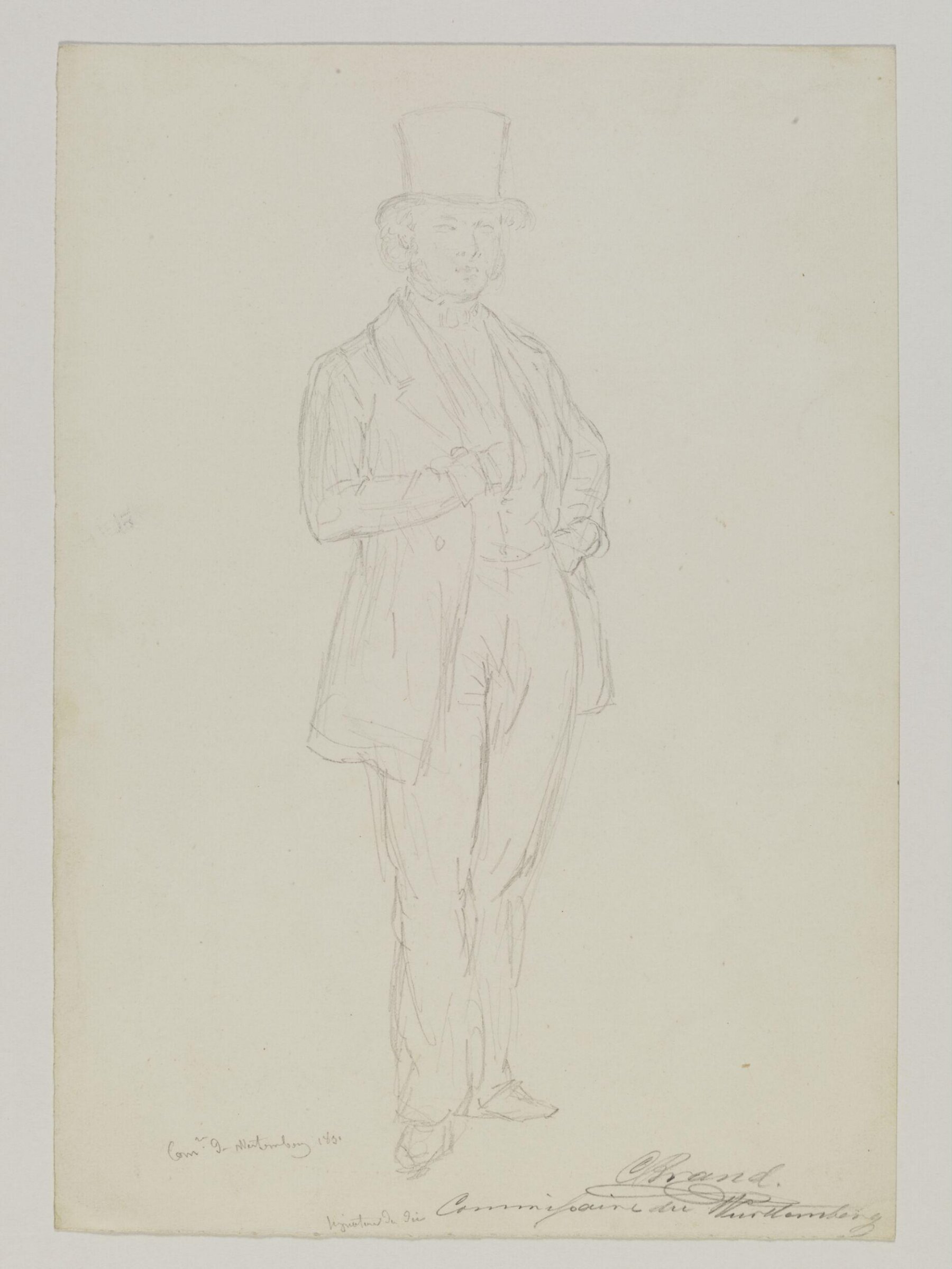 Drawing, Prosper Lafaye, 1851