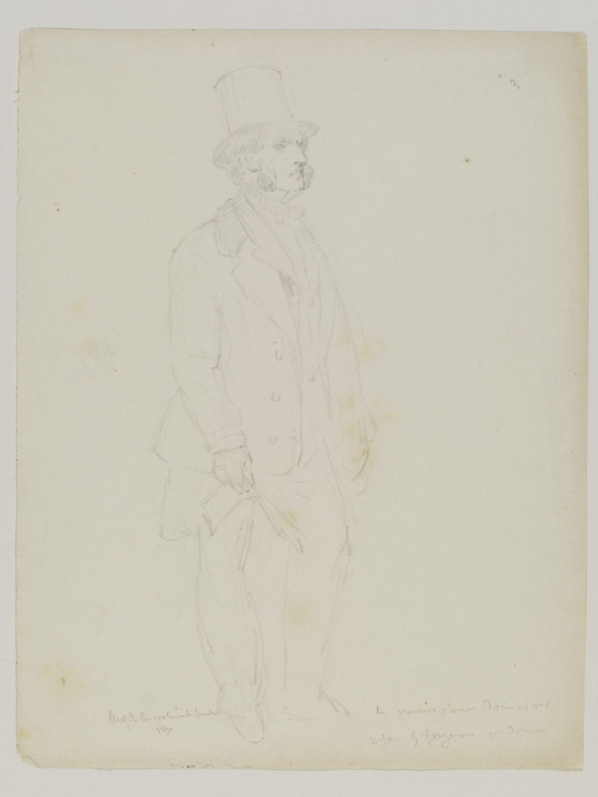 Drawing, Prosper Lafaye, 1851
