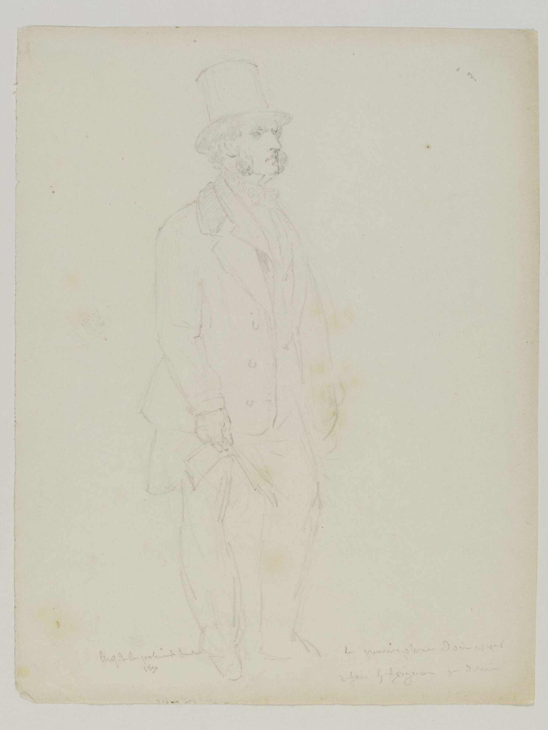 Drawing, Prosper Lafaye, 1851