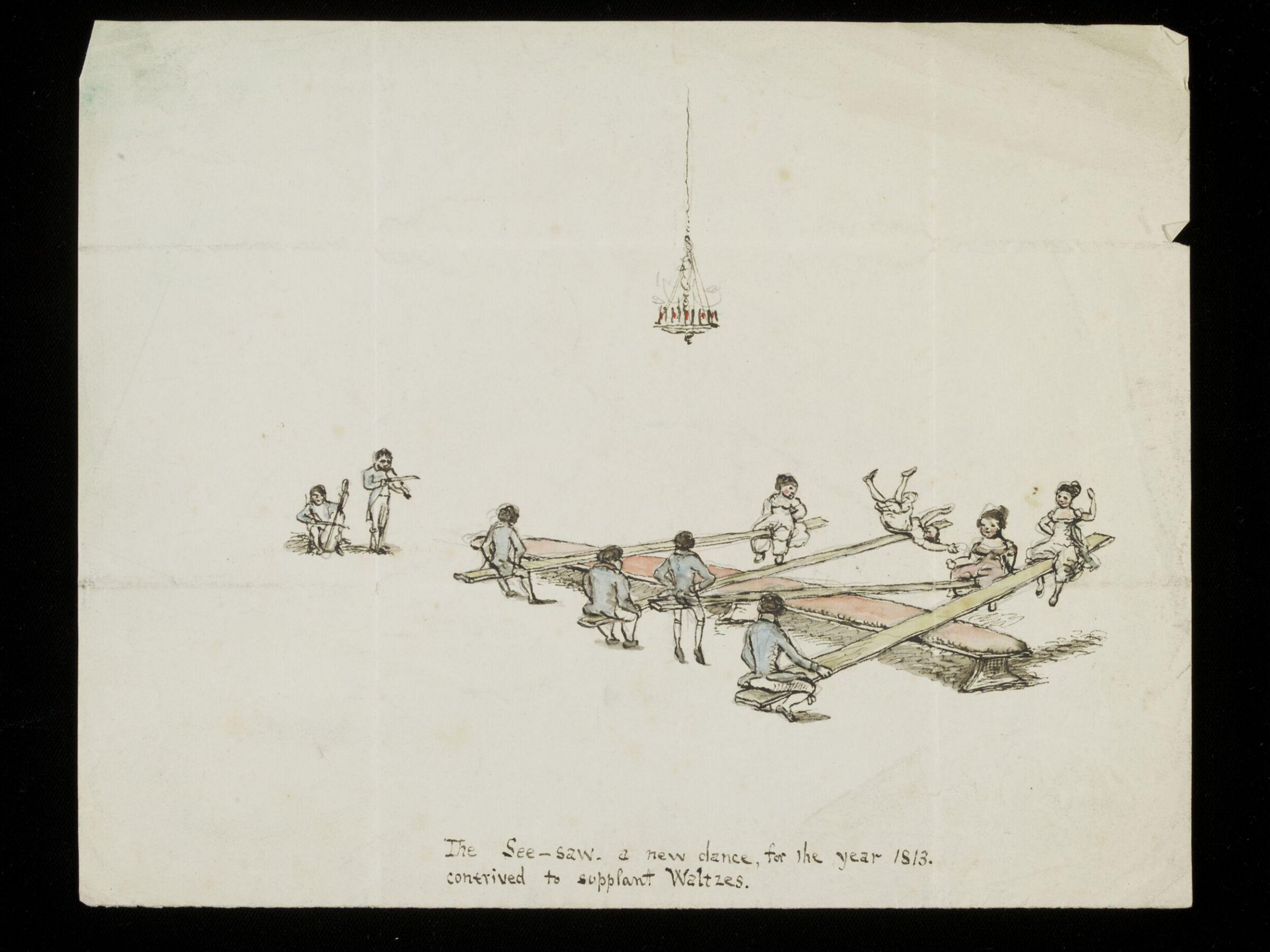 The See-saw. a new dance, for the year 1813. contrived to supplant Waltzes, Charles Kirkpatrick Sharpe