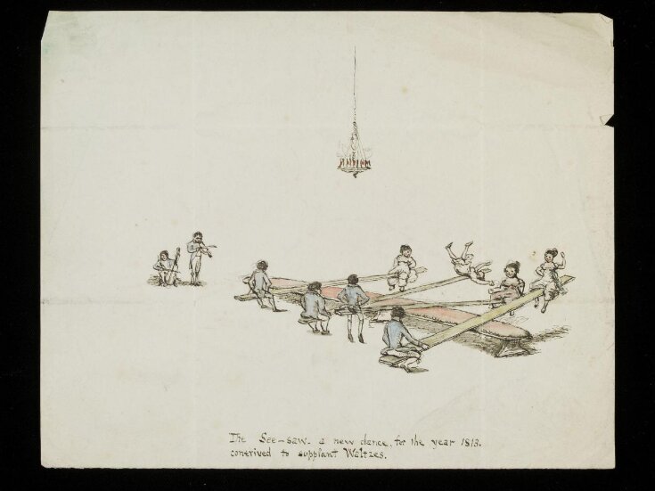 The See-saw. a new dance, for the year 1813. contrived to supplant Waltzes top image