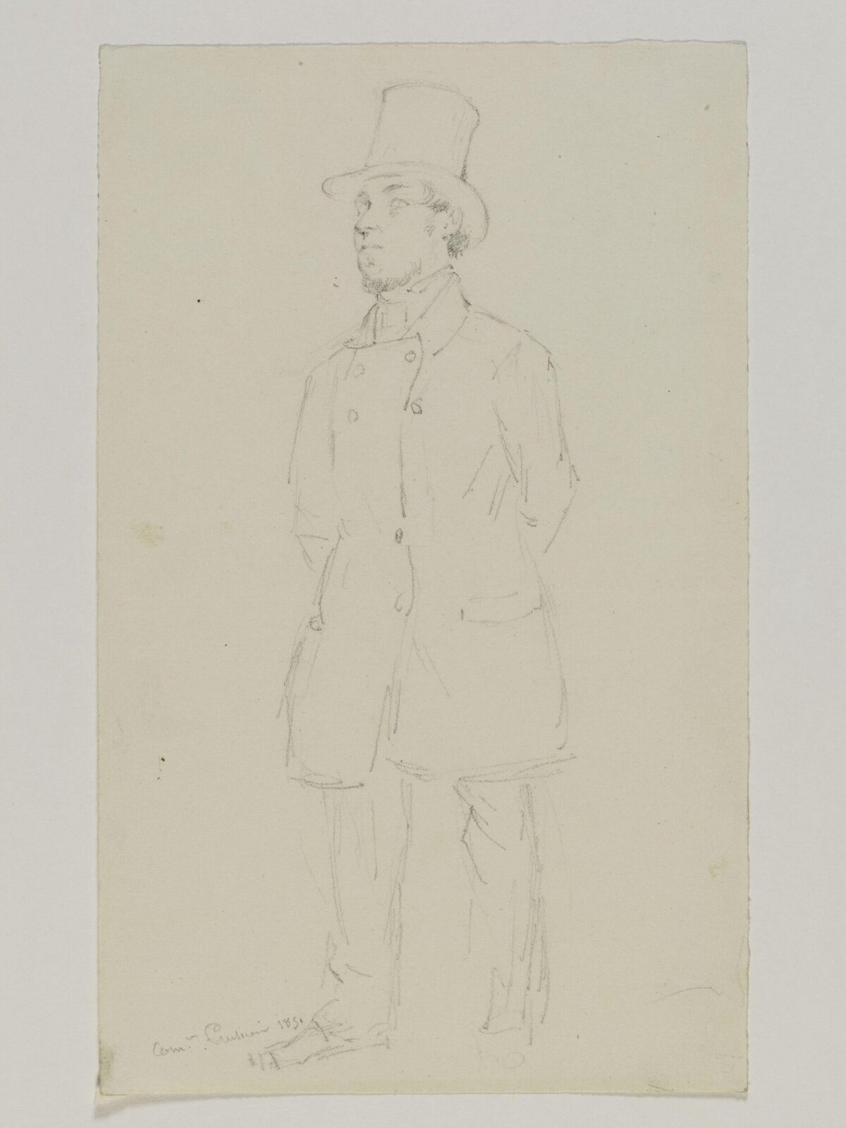 Drawing, Prosper Lafaye, 1851
