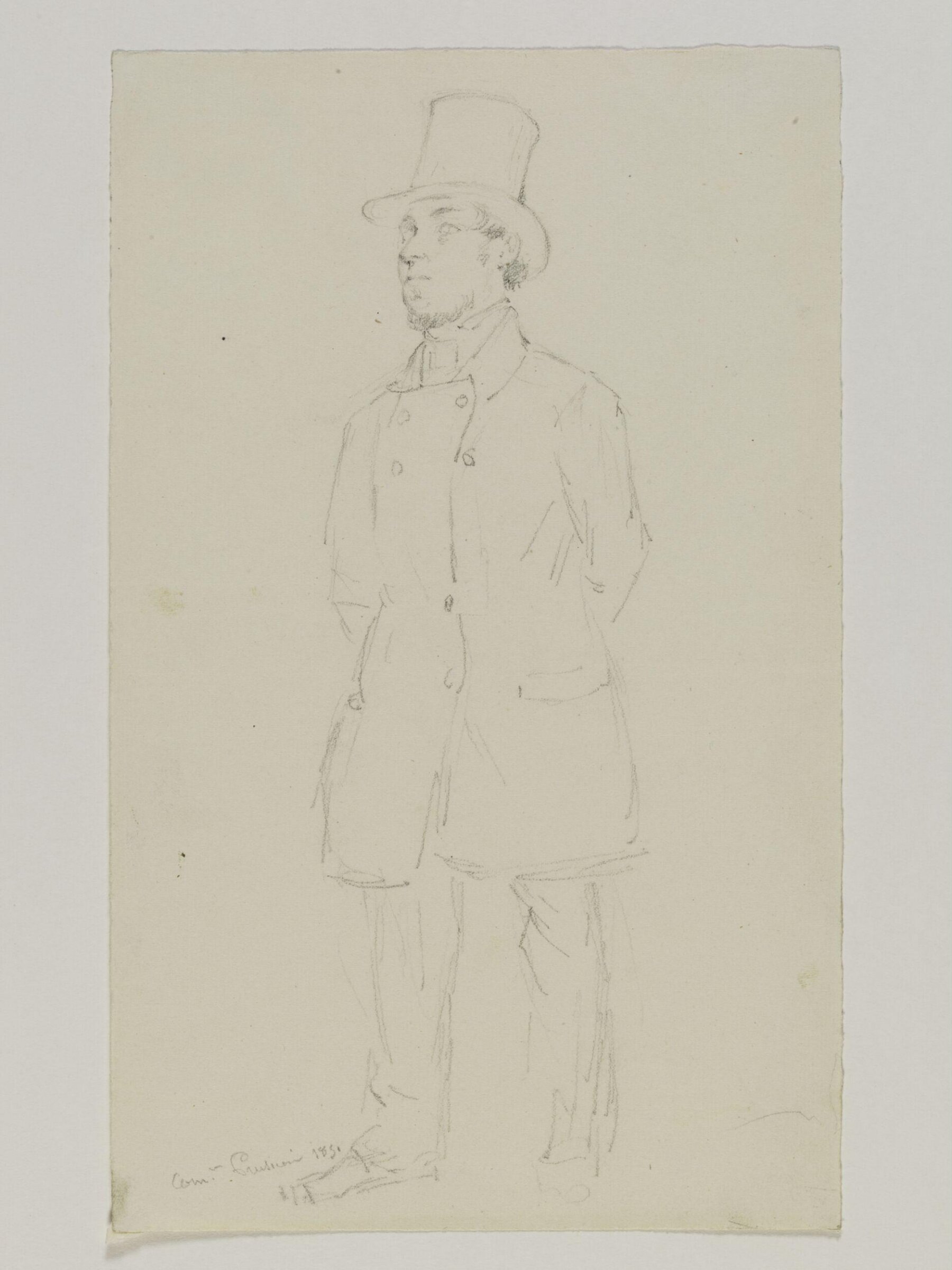 Drawing, Prosper Lafaye, 1851