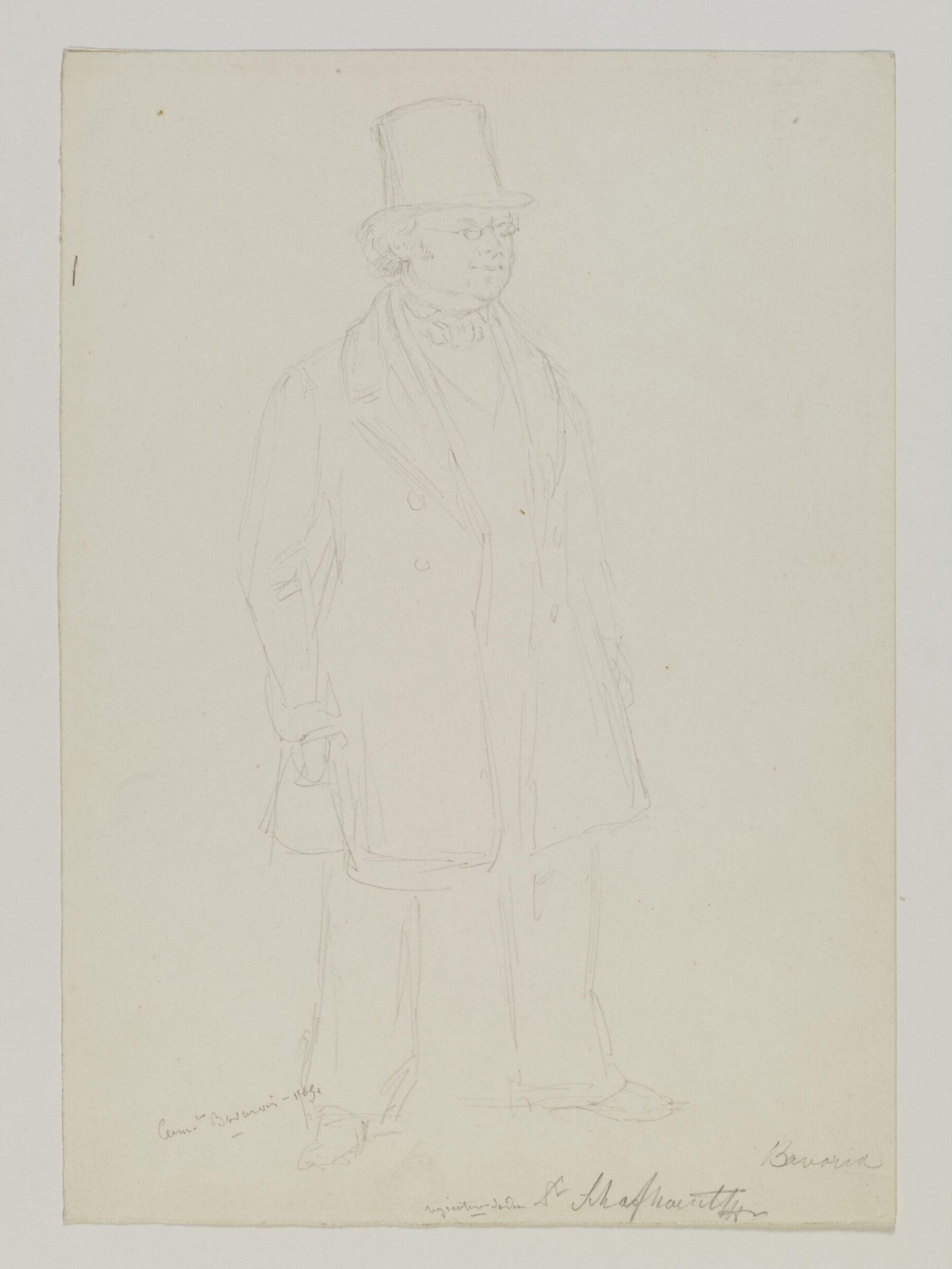 Drawing, Prosper Lafaye, 1851