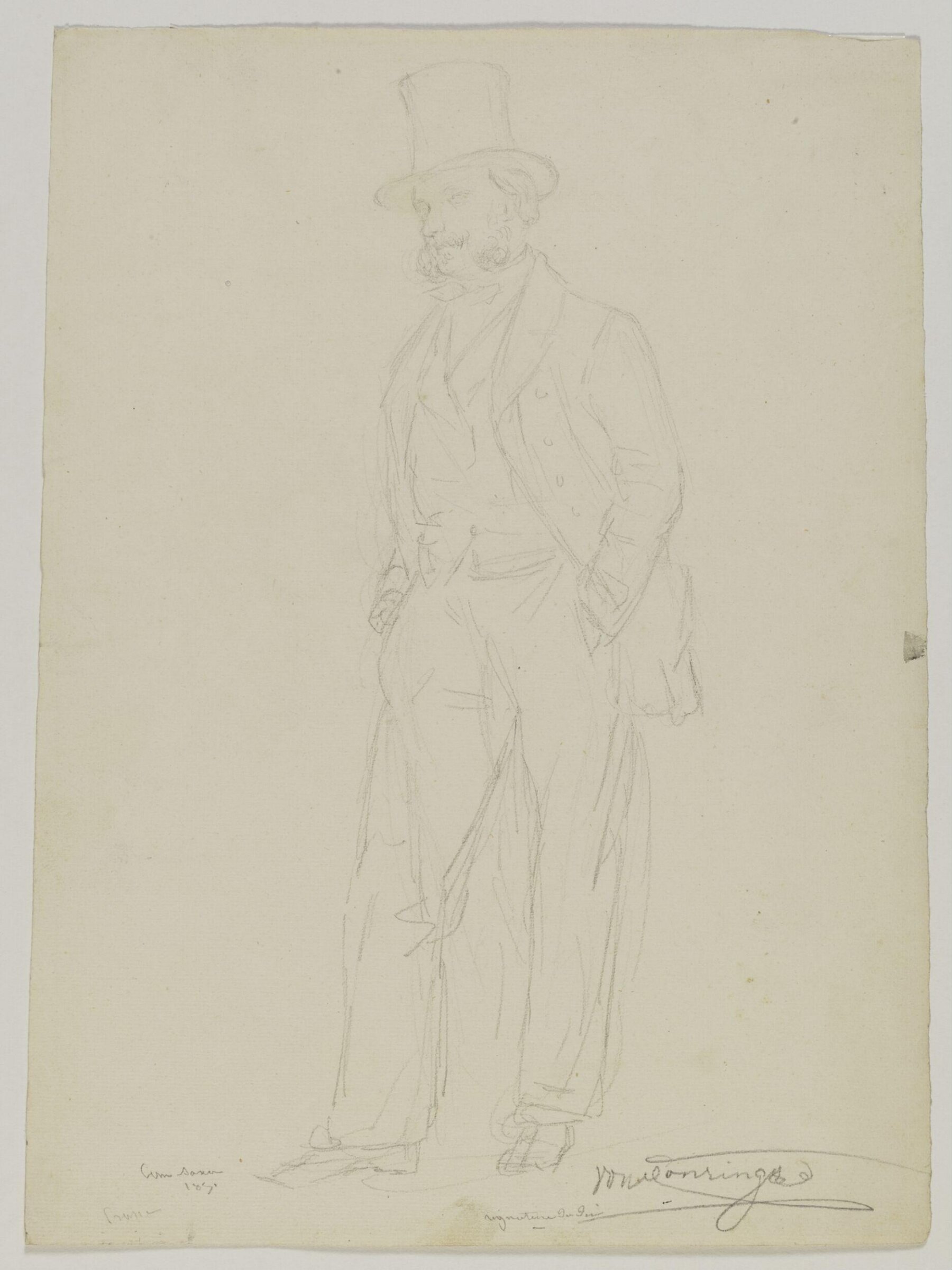 Drawing, Prosper Lafaye, 1851
