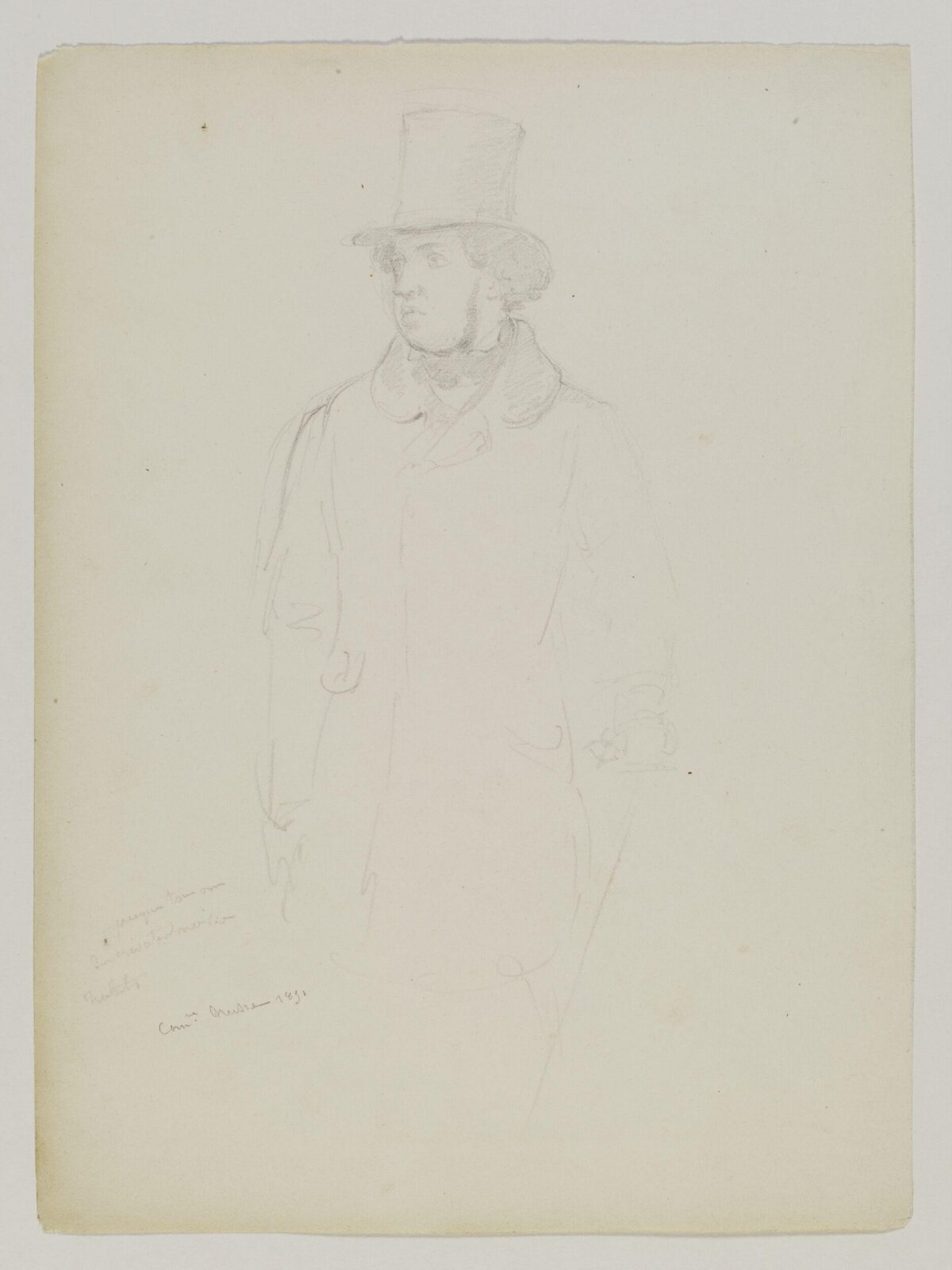 Drawing, Prosper Lafaye, 1851