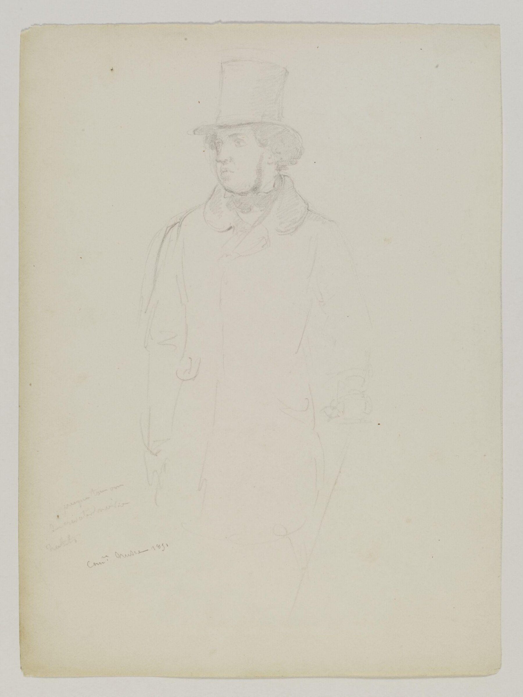 Drawing, Prosper Lafaye, 1851