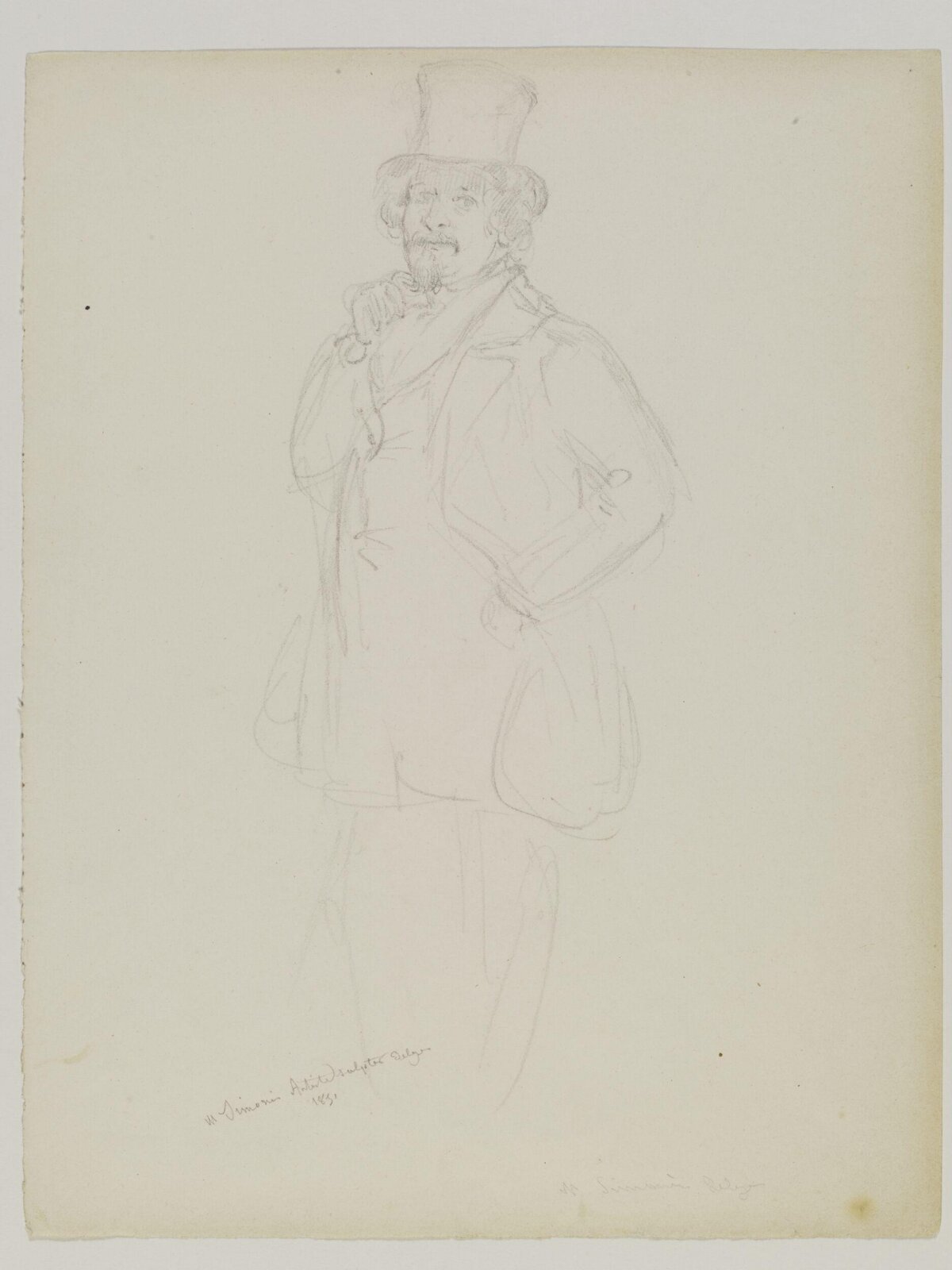 Drawing, Prosper Lafaye, 1851