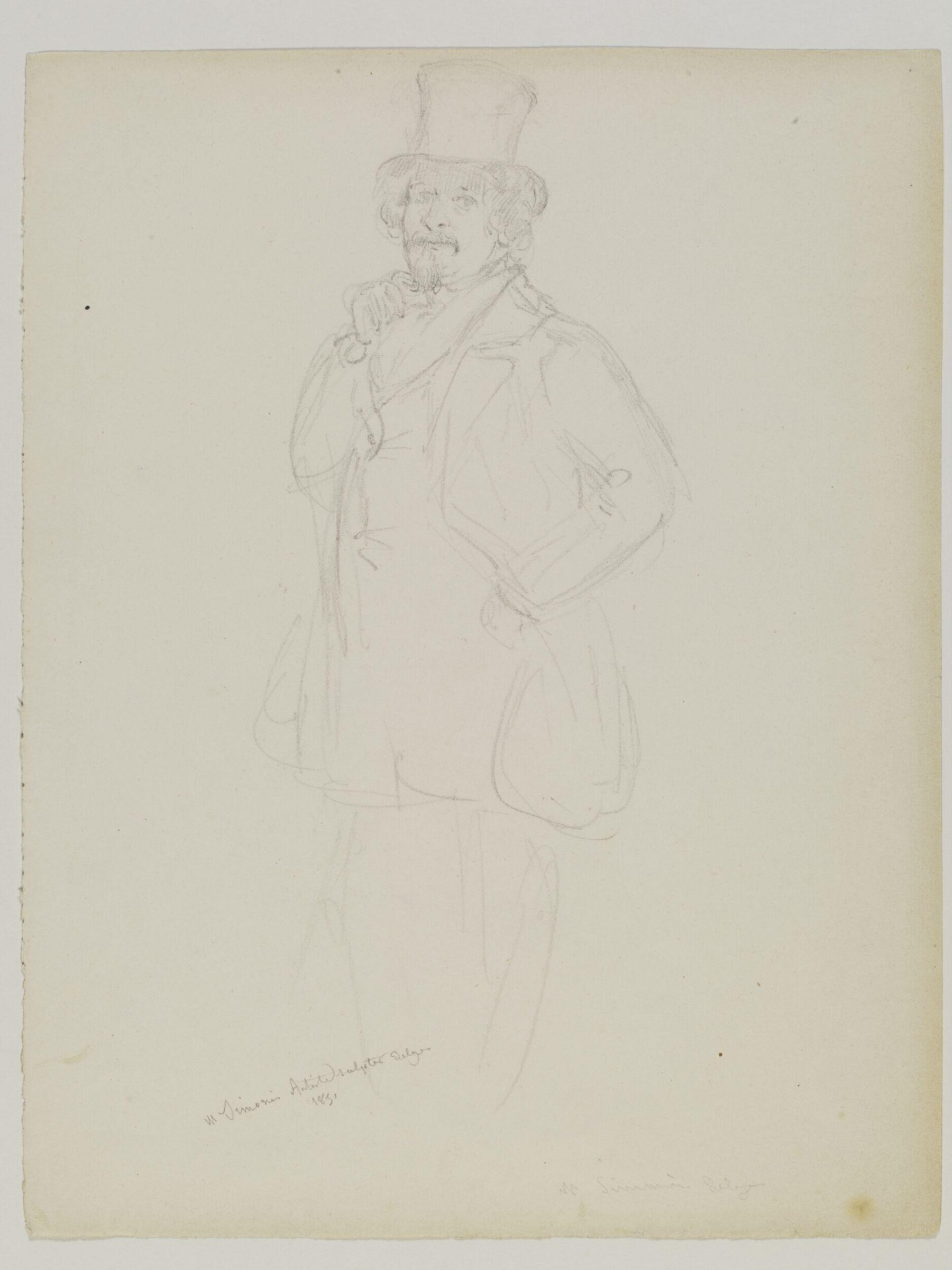 Drawing, Prosper Lafaye, 1851