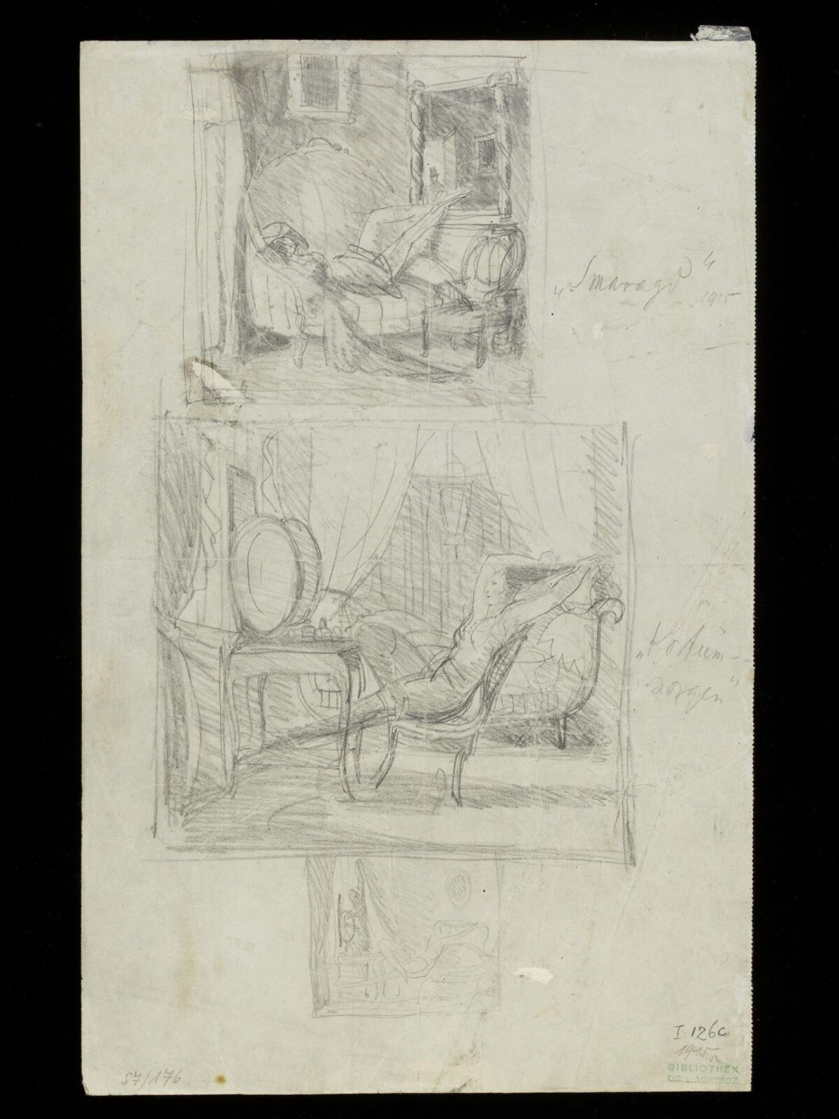 Drawing, Otto Friedrich Carl Lendecke, 1917