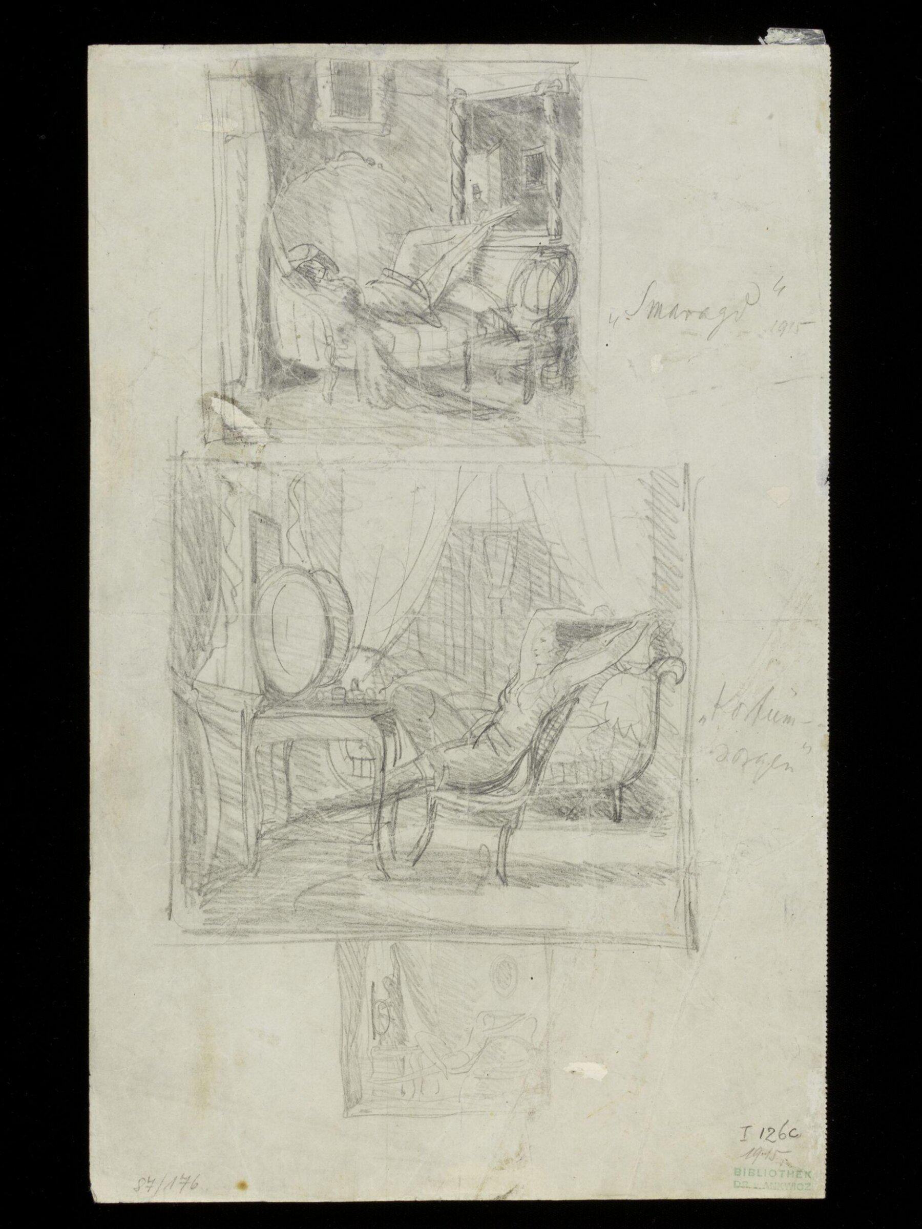 Drawing, Otto Friedrich Carl Lendecke, 1917