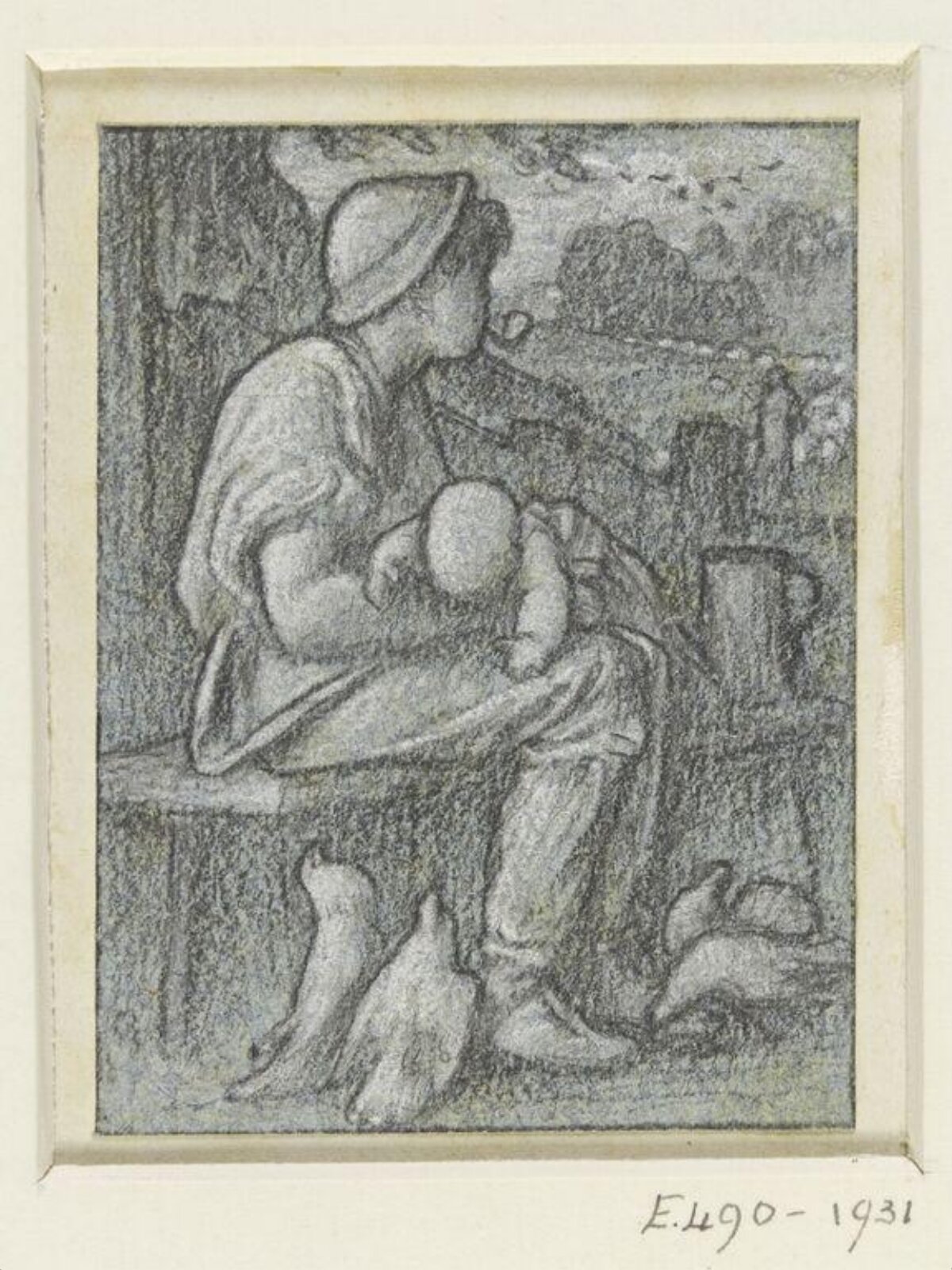 Drawing, Frederic Lord Leighton, 1880s