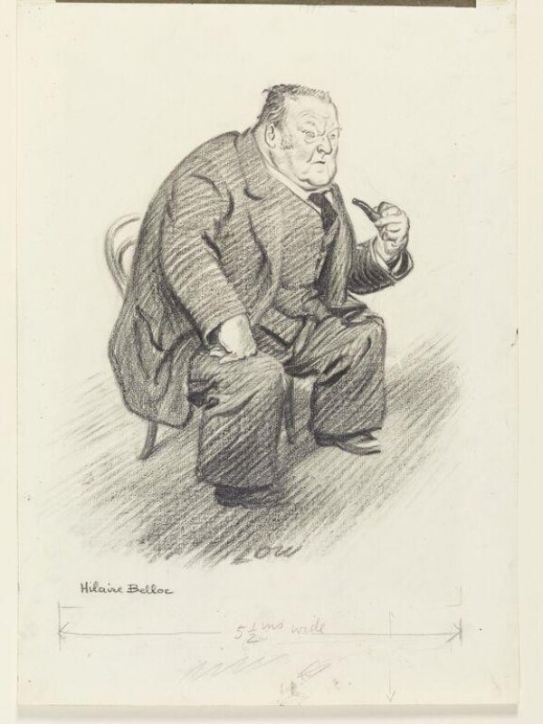 Hilaire Belloc | David Low | V&A Explore The Collections